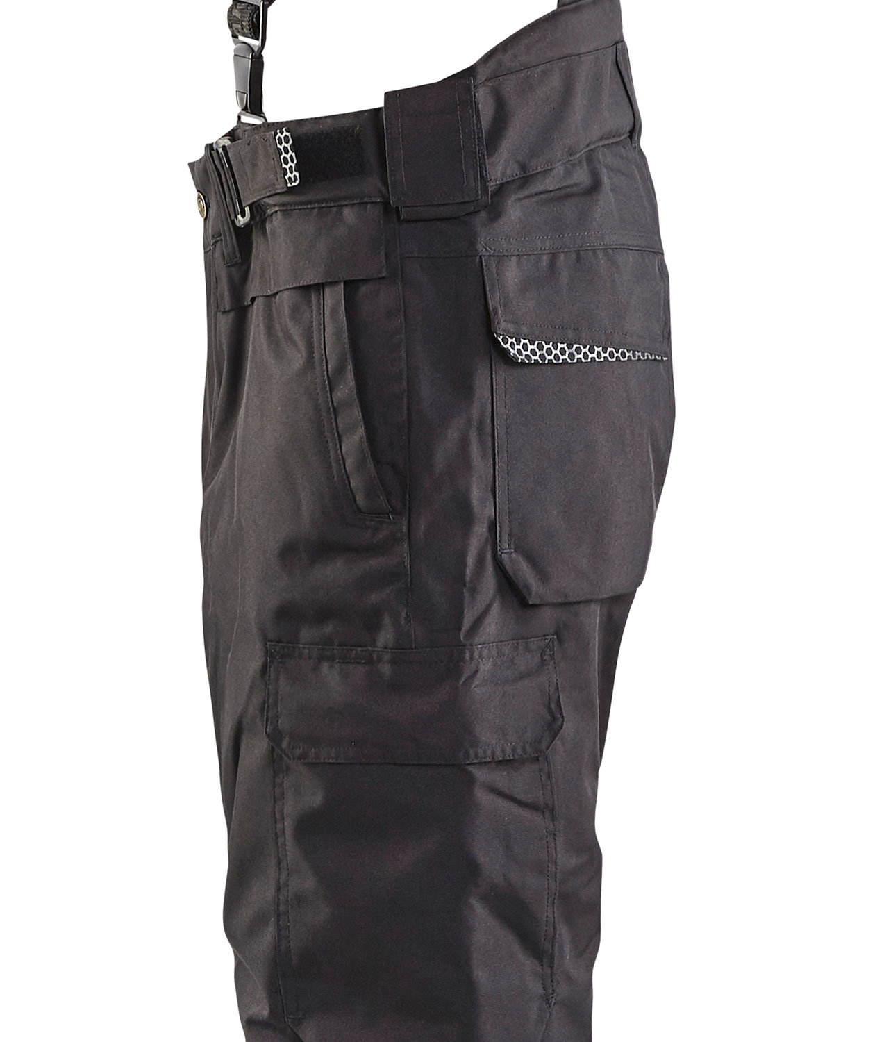 Bl&aring;kl&auml;der vinterbukser m. seler X1810, Sort, large image number 4