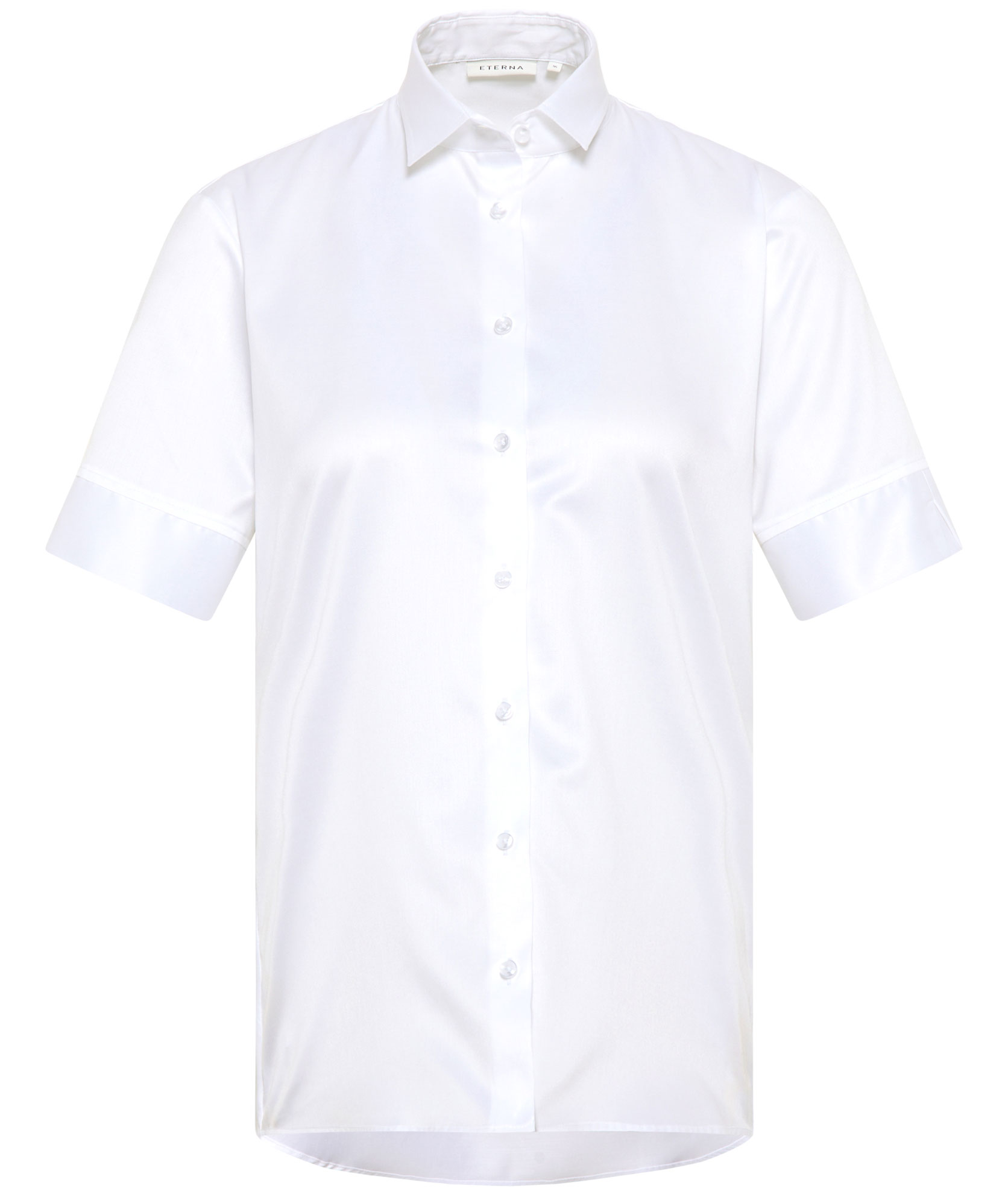 Eterna Cover regular kort&auml;rmad skjorta dam, White