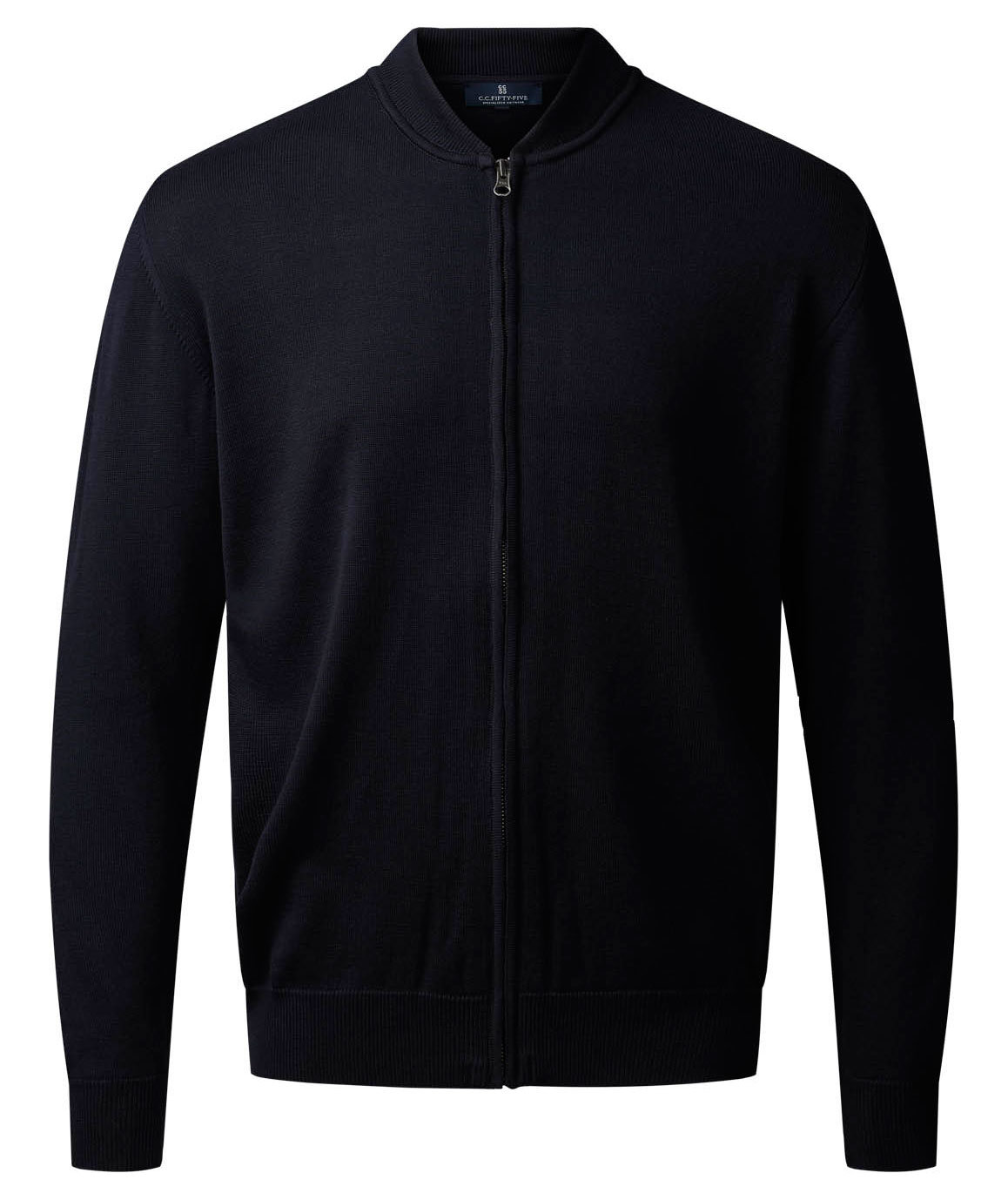 CC55 Stockholm Bomber stickad tr&ouml;ja, Navy