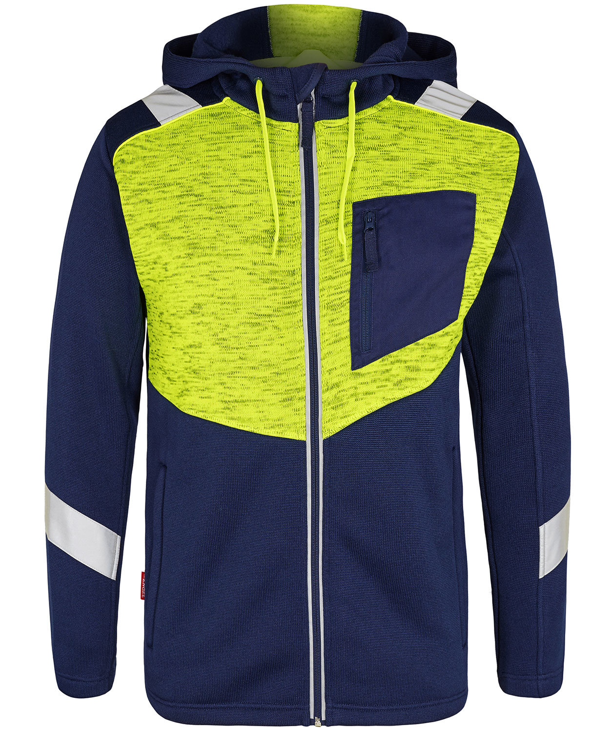 Engel Cargo cardigan, Blue Ink/Gul, large image number 0