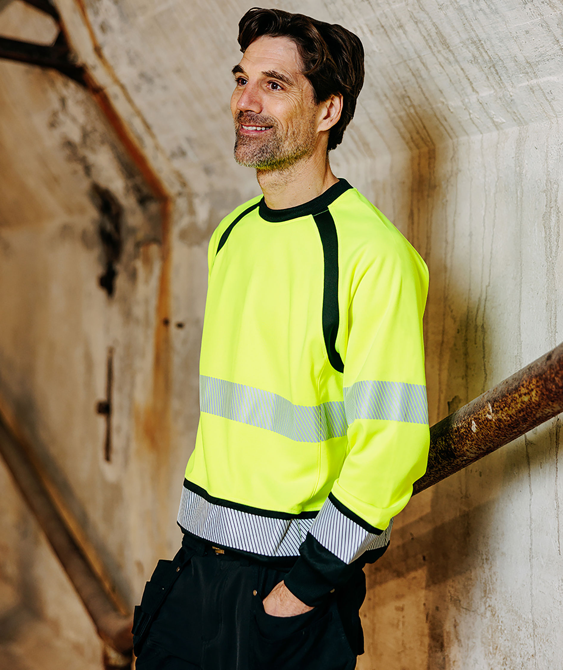 YOU Frontline sweatshirt, Safety yellow, large image number 5