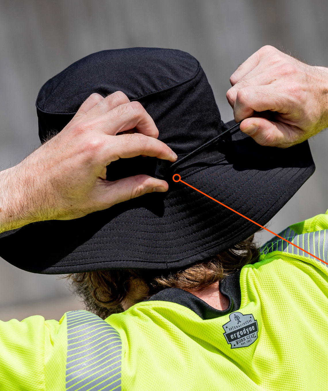 Ergodyne Chill-Its 8939 kj&oslash;lende b&oslash;llehat, Svart, Svart, large image number 2