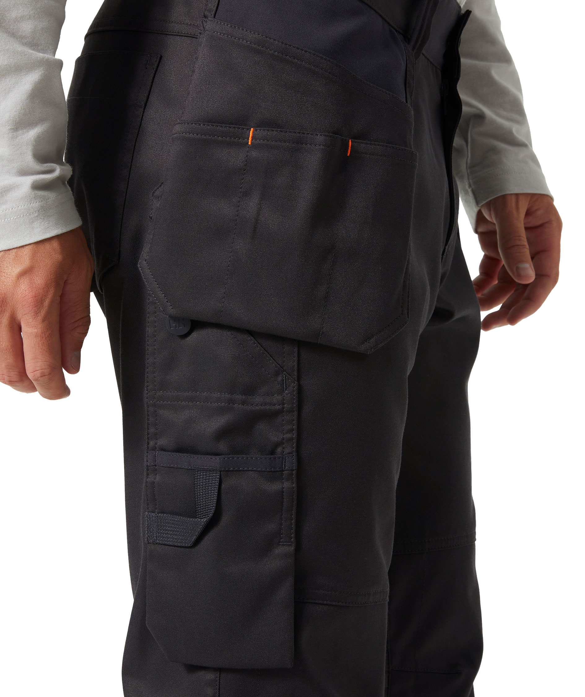 Helly Hansen UC-ME Handwerkerhose, Hi-vis Gelb/Ebony, large image number 2