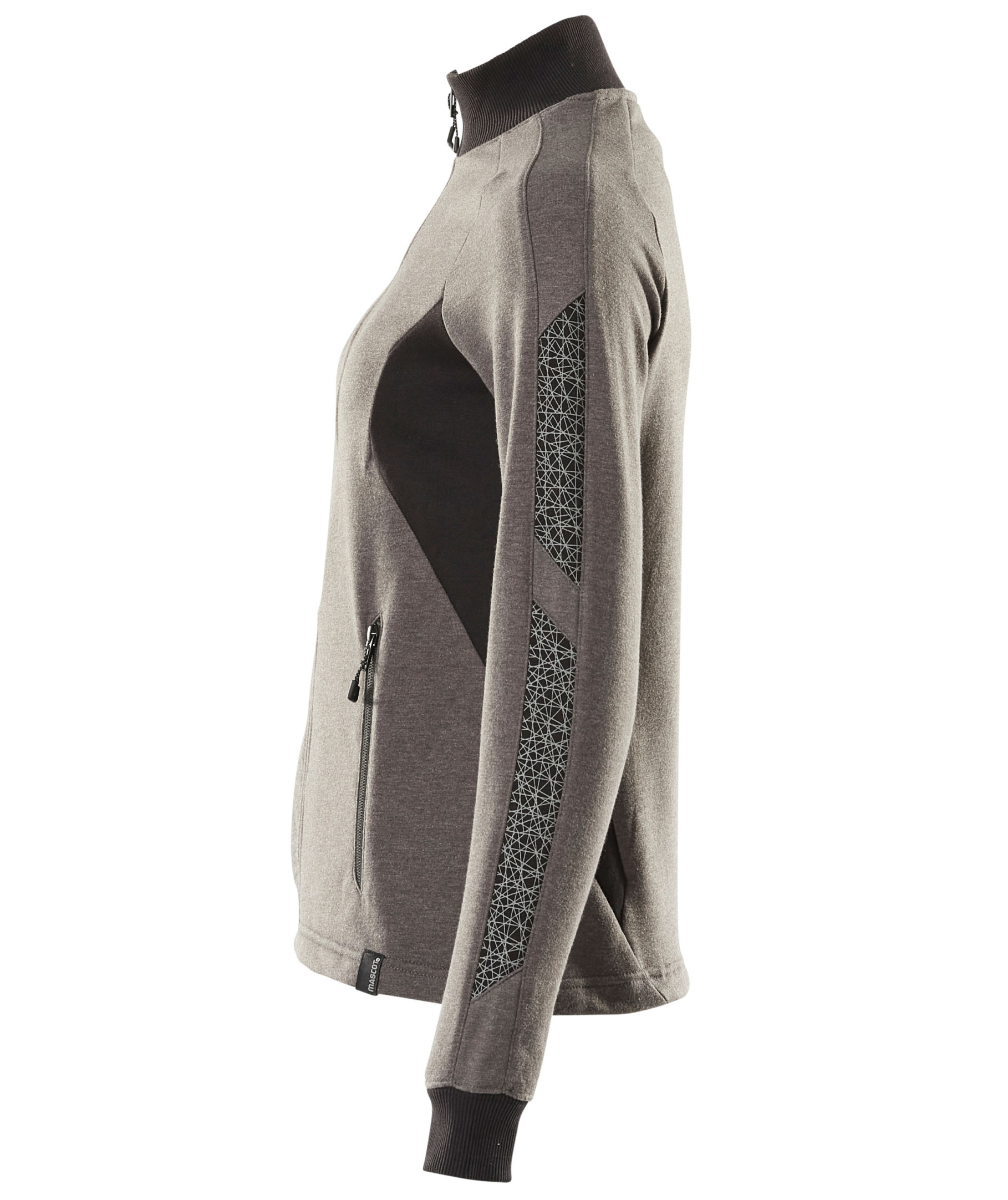 Mascot Accelerate dame cardigan, M&oslash;rk Antrasitt/Svart, large image number 3