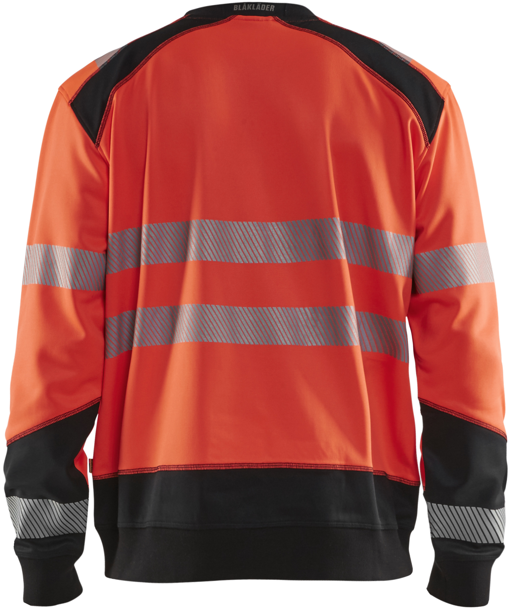 Bl&aring;kl&auml;der sweatshirt, Hi-Vis r&oslash;d/sort