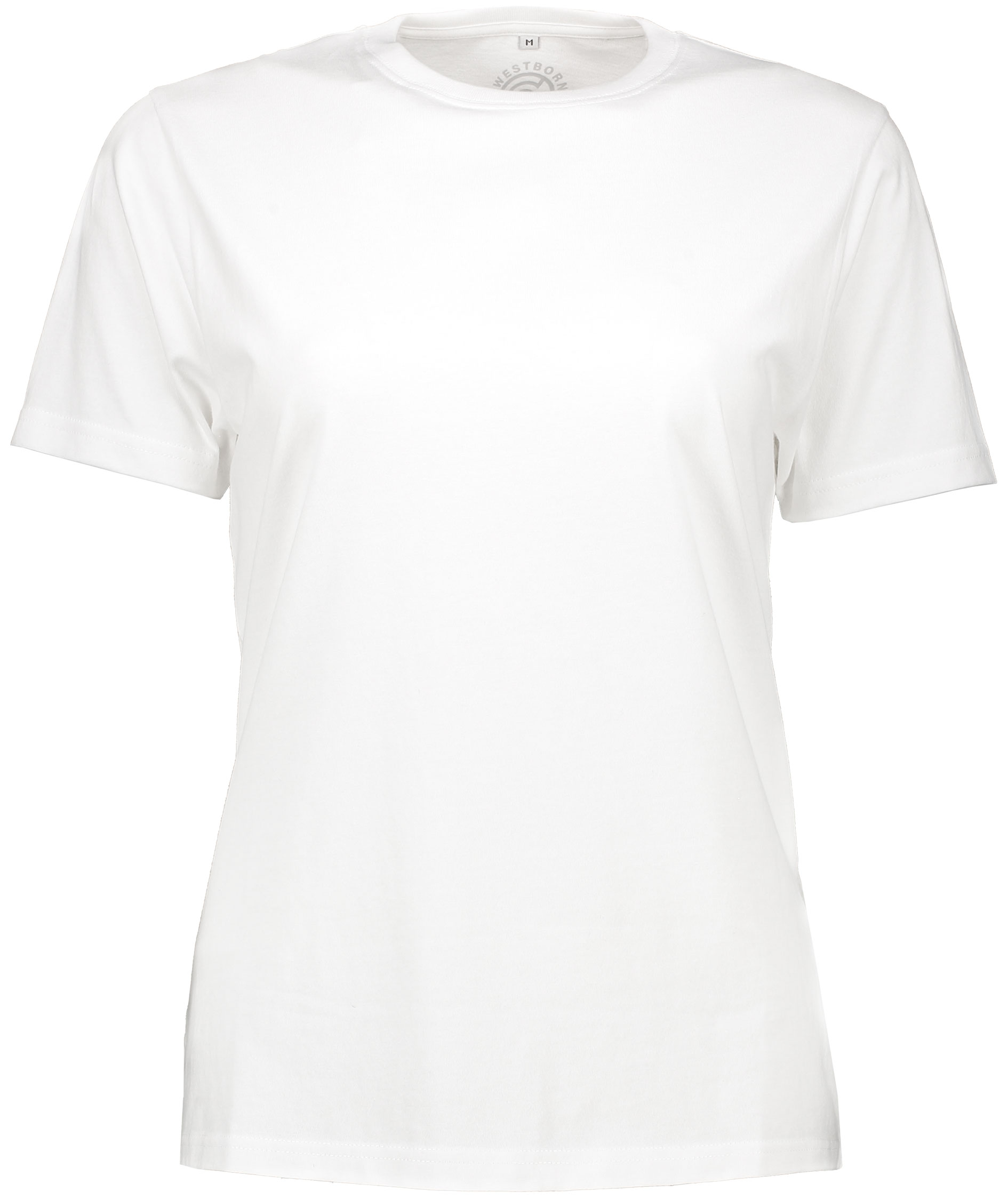 Westborn Basic T-shirt dam, White, White, swatch