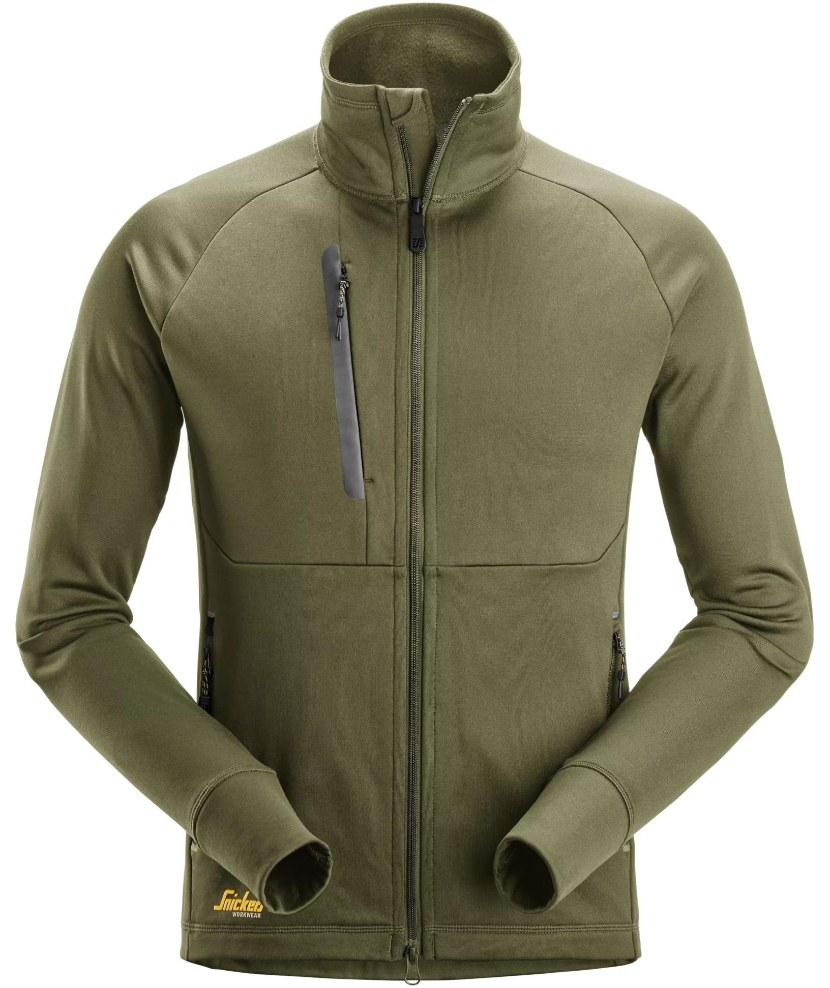Snickers FlexiWork Polartec&reg; Jacke 8023 full stretch, Khaki Green, Khaki Green, swatch