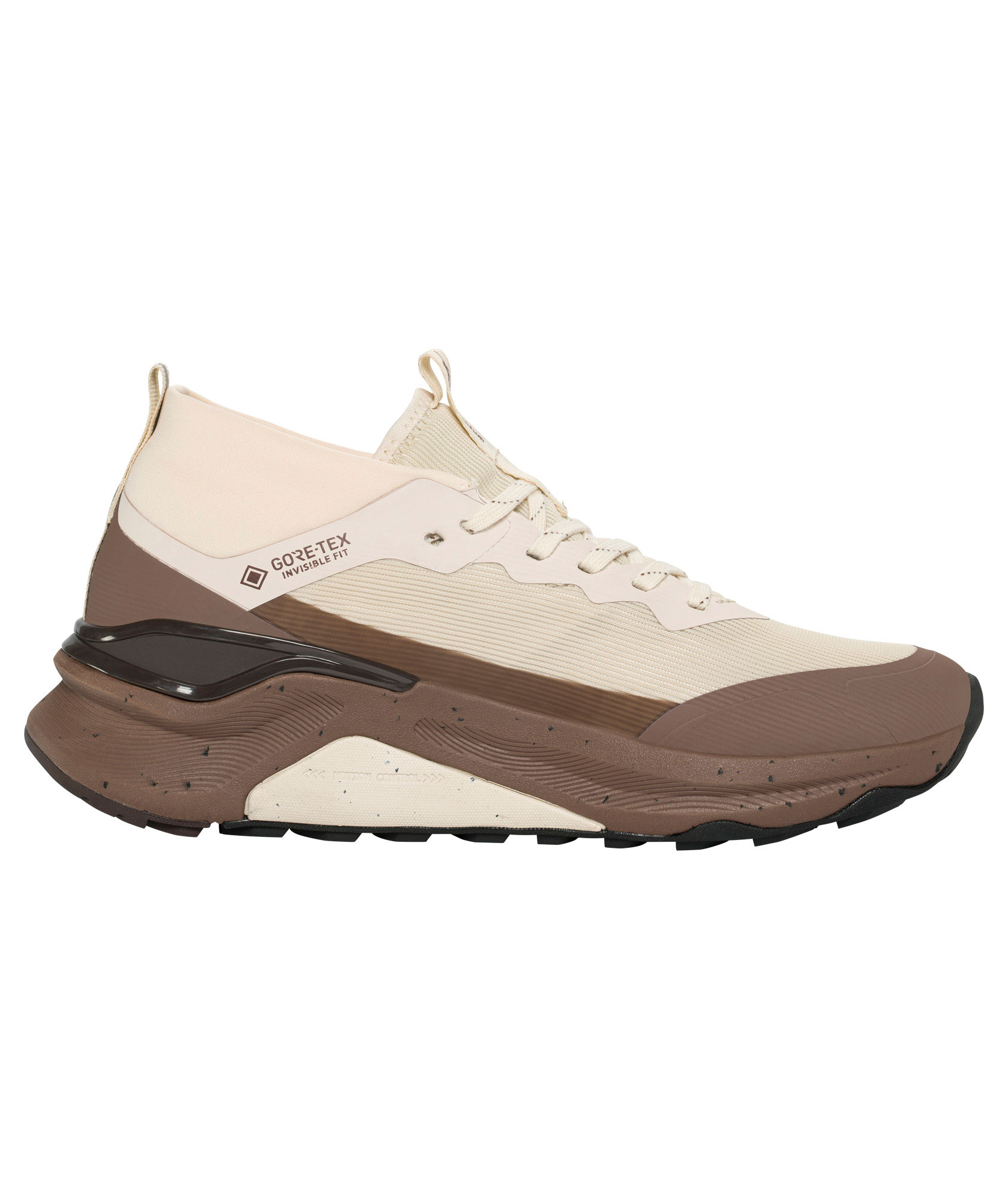 Viking Her Momentum GTX dame sneakers, Cream/Black, large image number 4