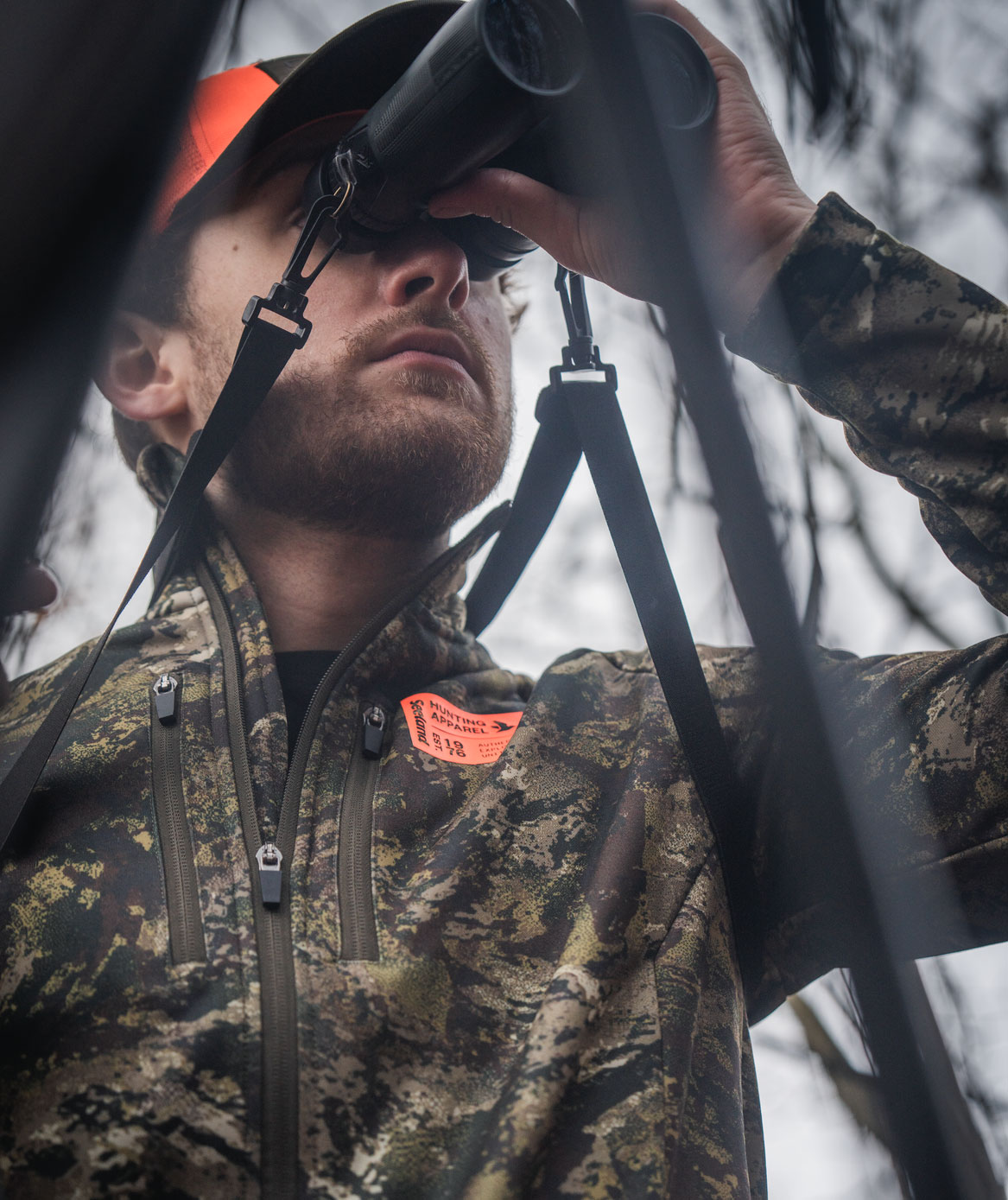 Seeland Tidal Camo fleece jacket, InVis MPC green, large image number 9