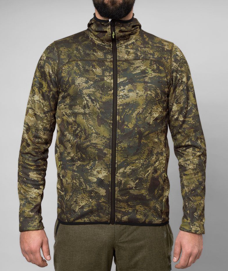 Seeland Power Camo fleece jacket, InVis Green, large image number 3