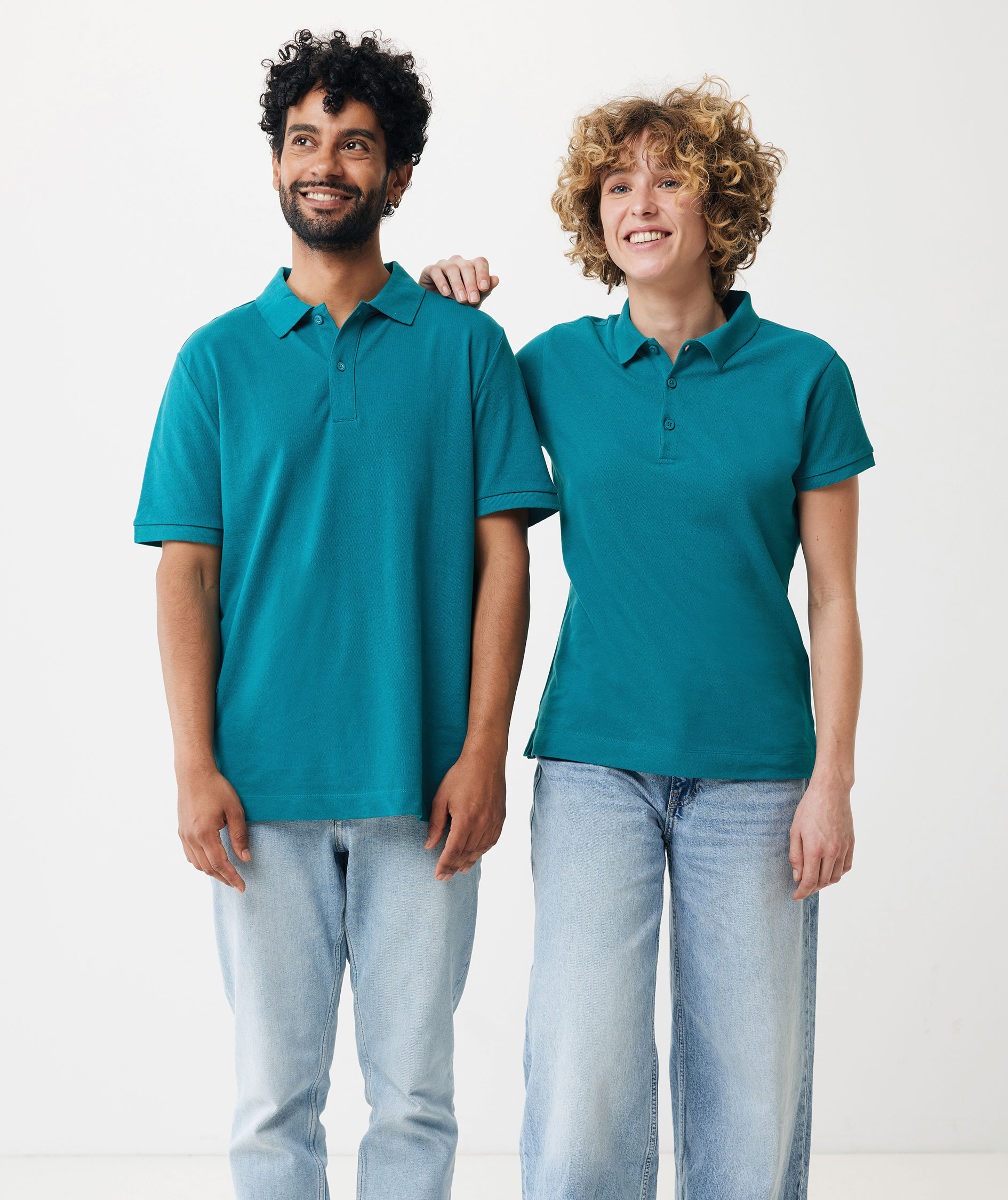 Iqoniq Yosemite Damen Poloshirt, Verdigris, large image number 6