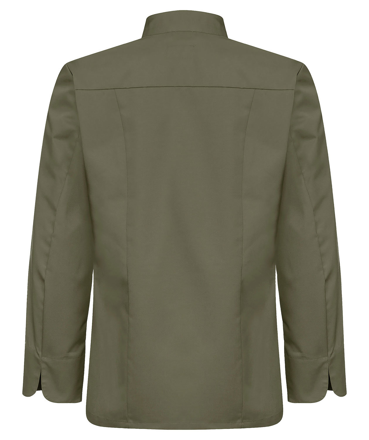 Segers slim fit kockskjorta, Olivgr&ouml;n