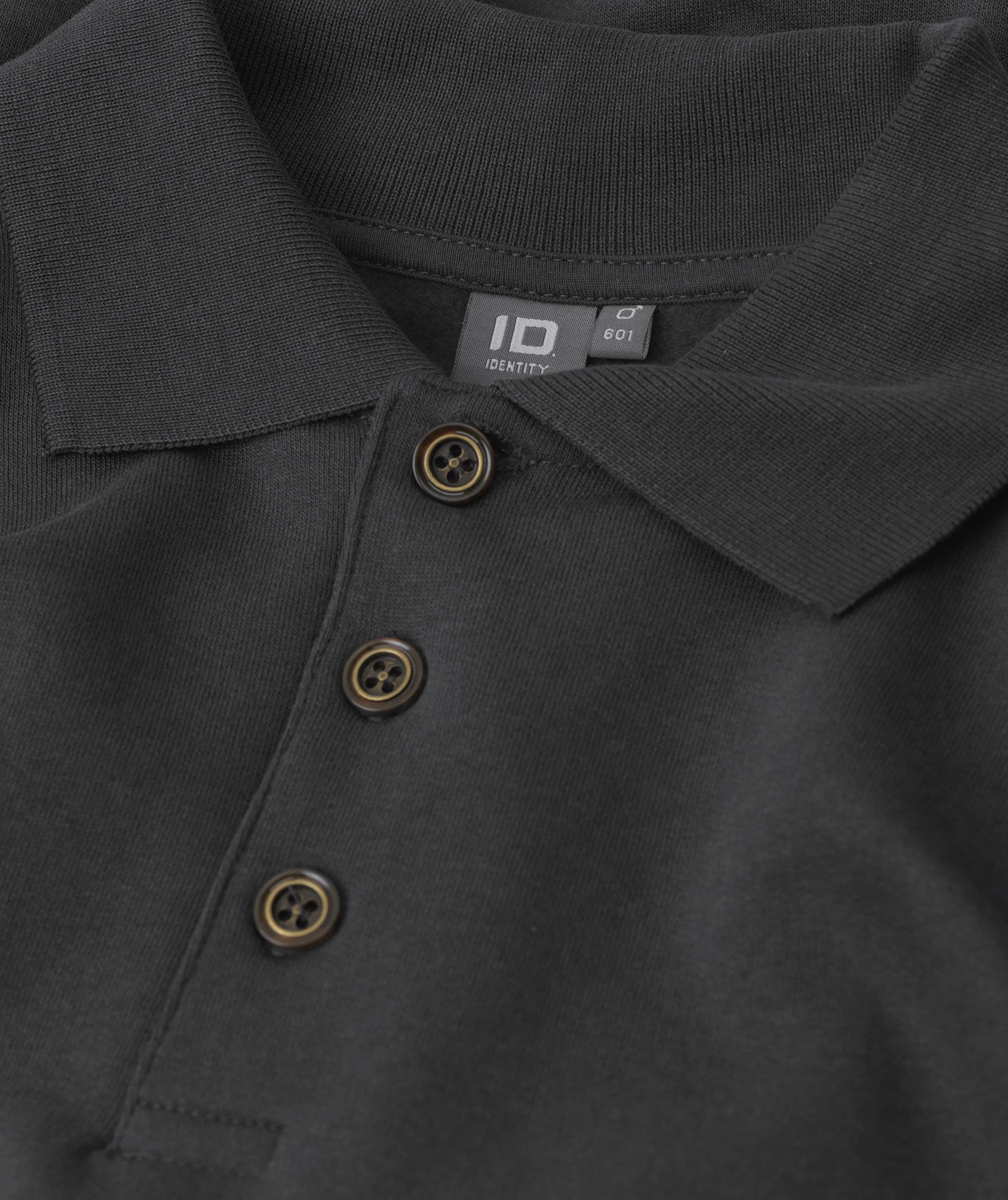 ID Game long-sleeved Polo T-shirt, Charcoal, large image number 3