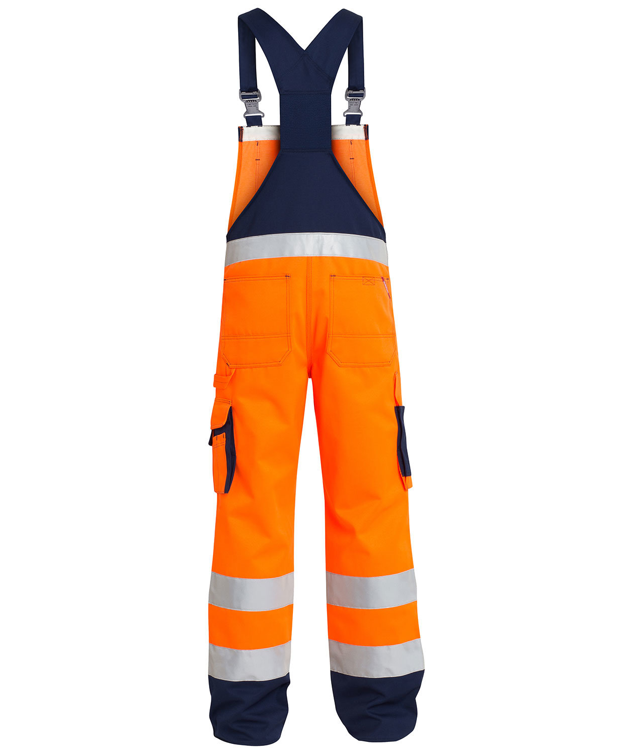 Engel arbeidsselebukse, Hi-Vis Orange/Marine, large image number 1
