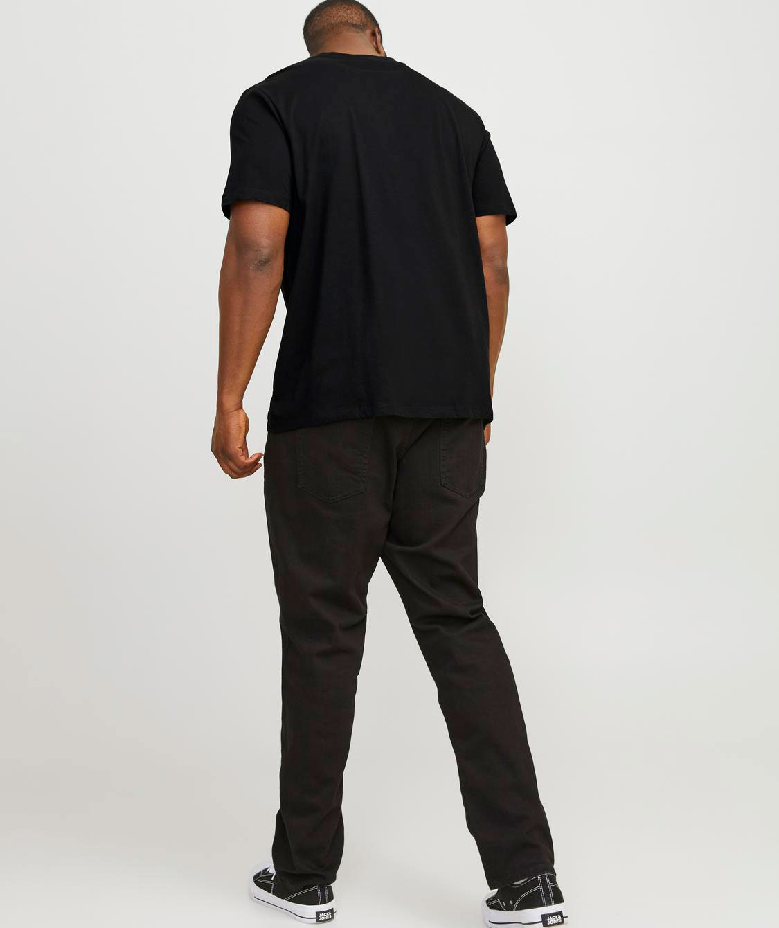 Jack & Jones Plus JJEBRADLEY T-shirt, Black, large image number 2