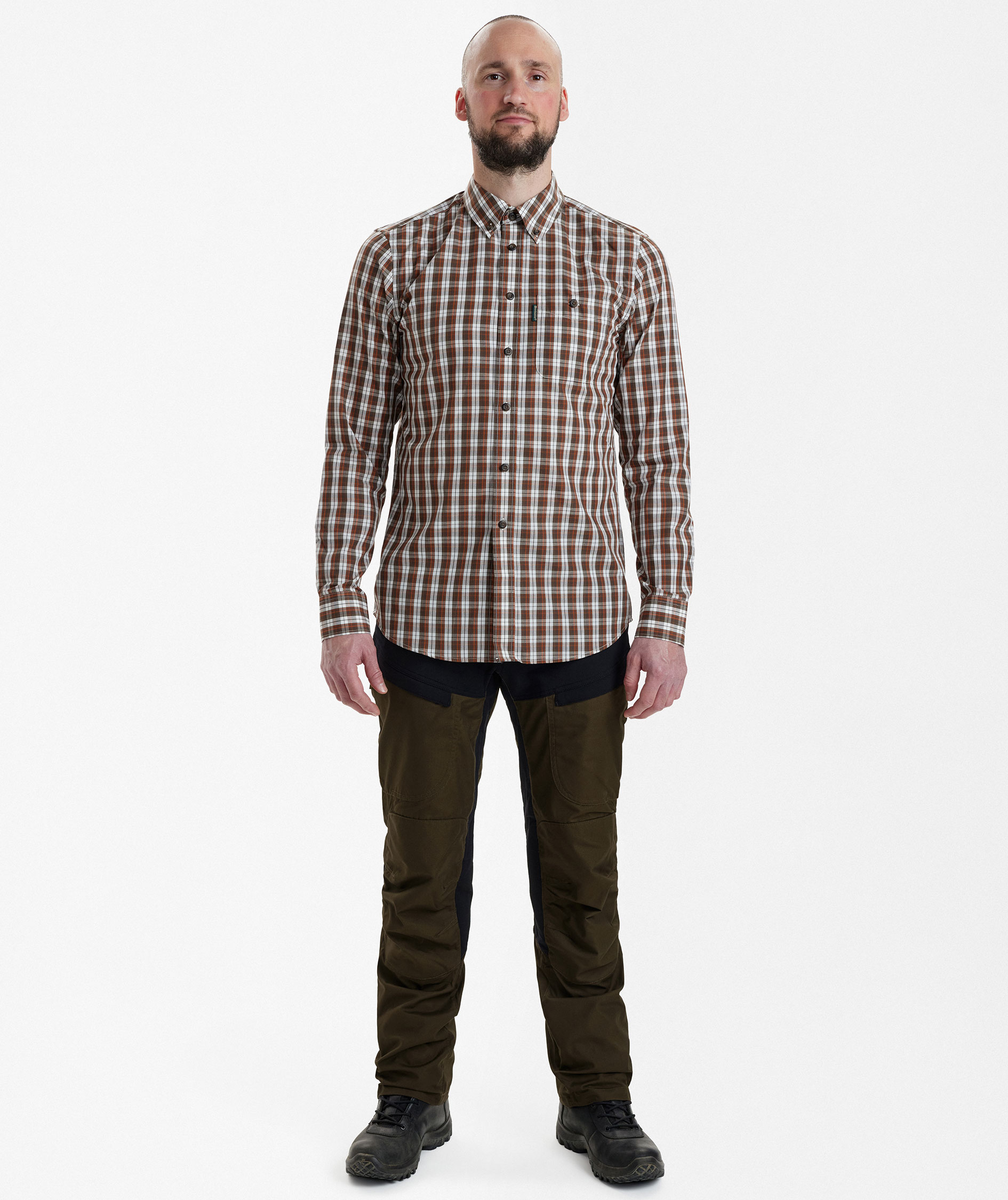 Deerhunter Jeff skjorta, Brown Check