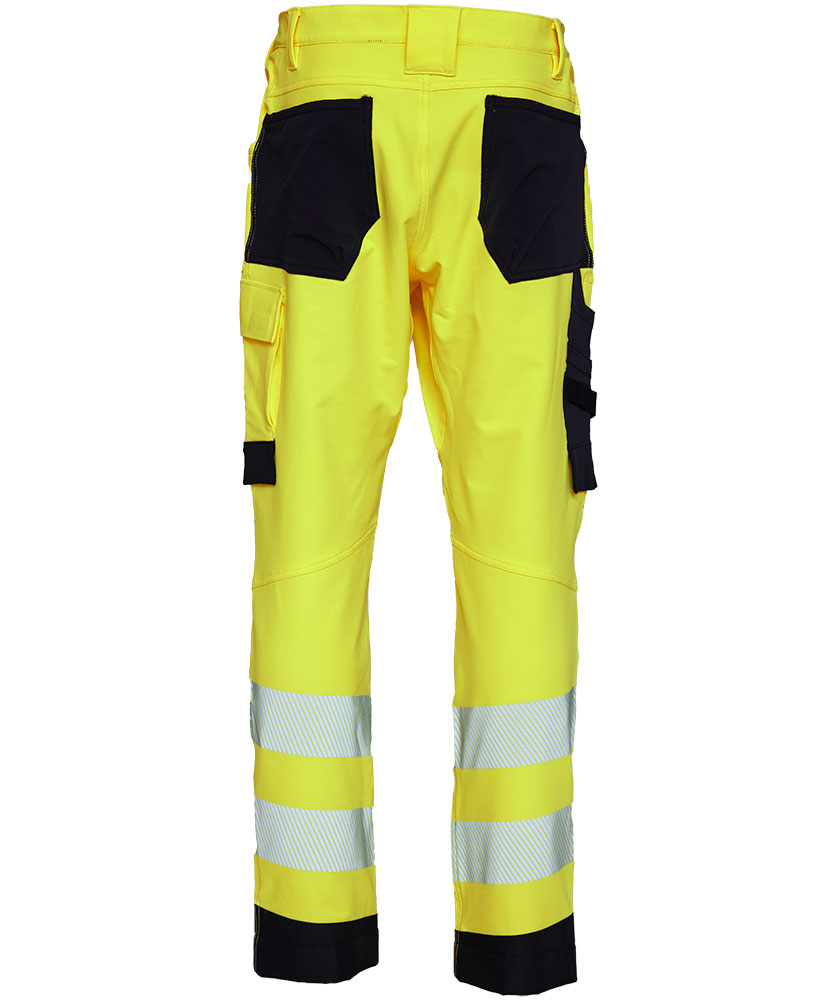 ELKA Visible Xtreme work trousers, Hi-vis Yellow/Black
