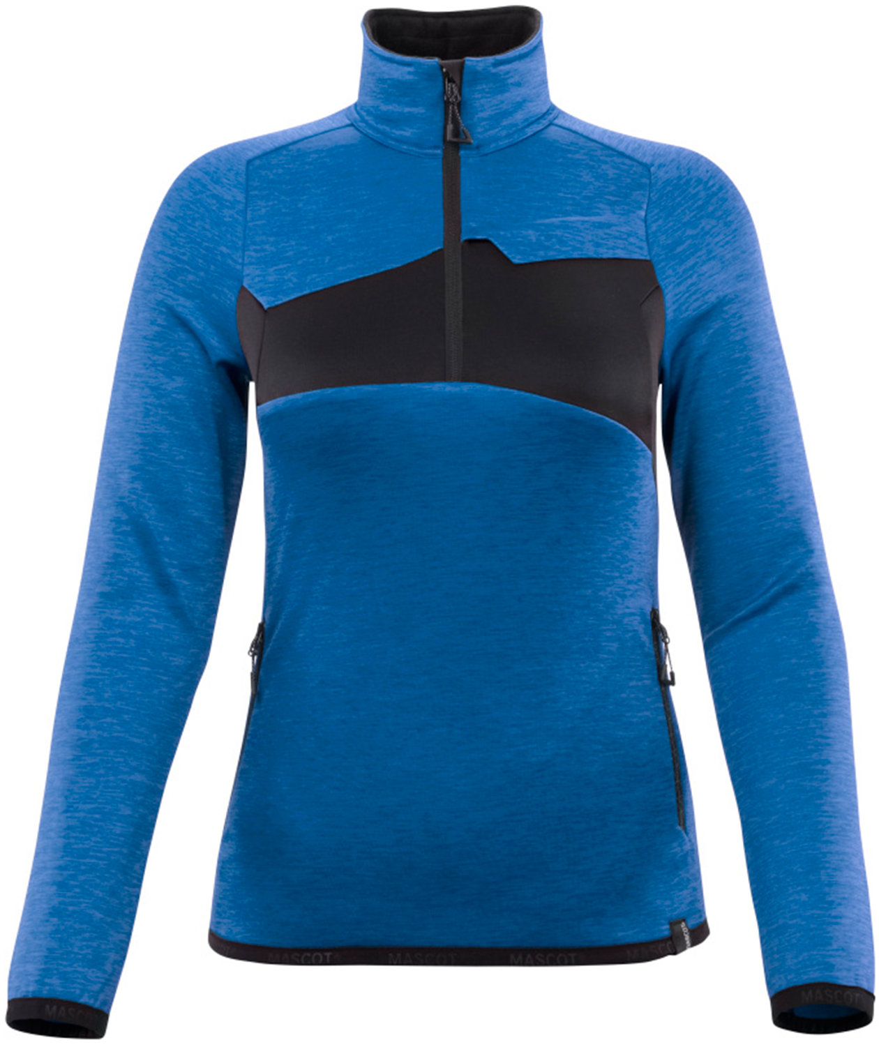 Mascot Accelerate Damen Fleece Sweatshirt, Azurblau/Dunkel Marine, Azurblau/Dunkel Marine, swatch