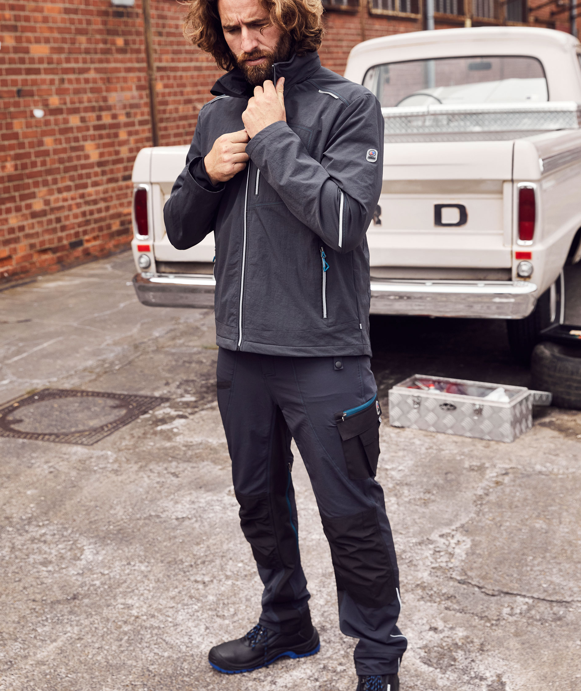 Terrax arbejdsbukser, Antracit, large image number 1