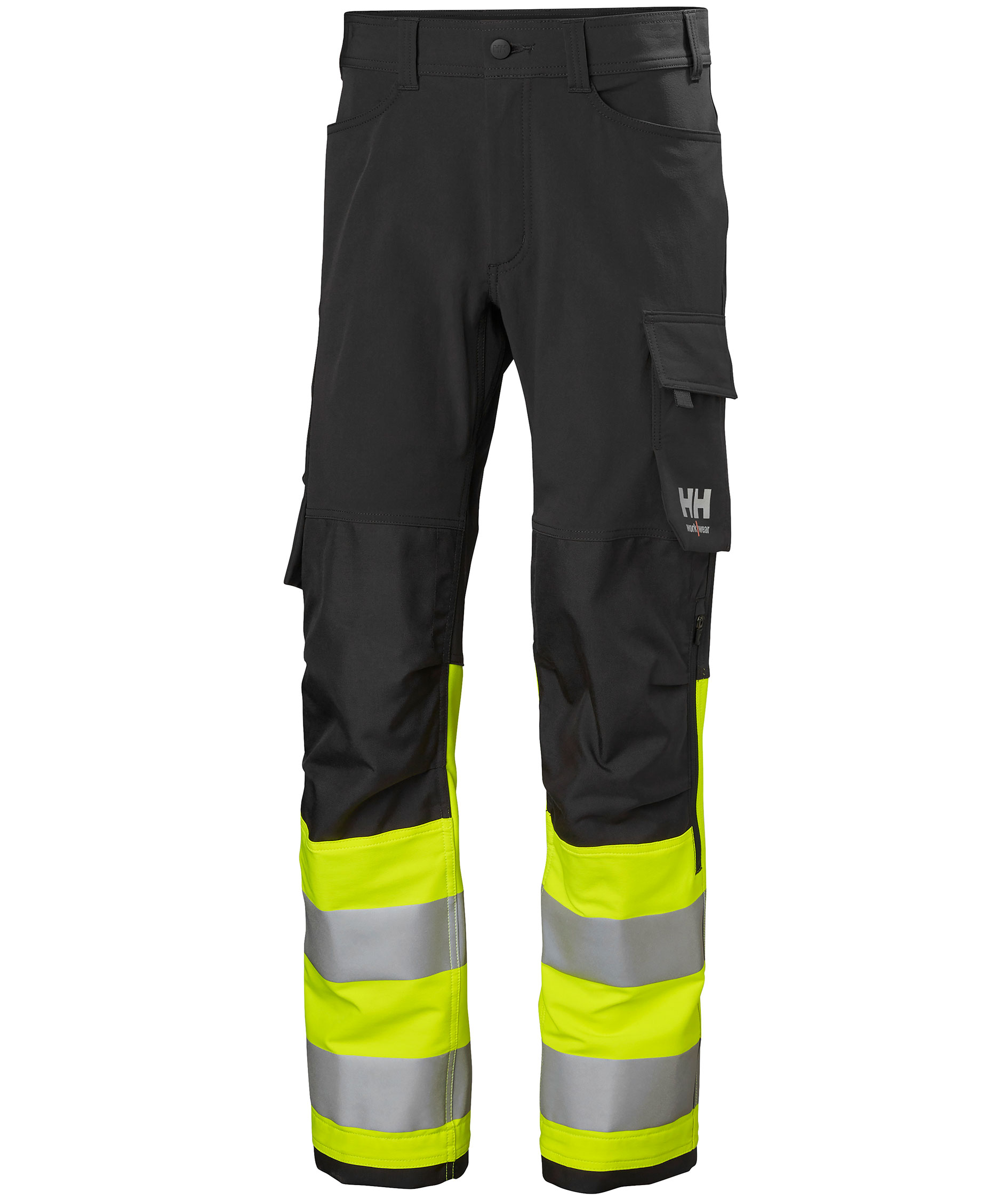 Helly Hansen Alna 4X arbetsbyxa full stretch, Varsel Gul/Ebony, large image number 0