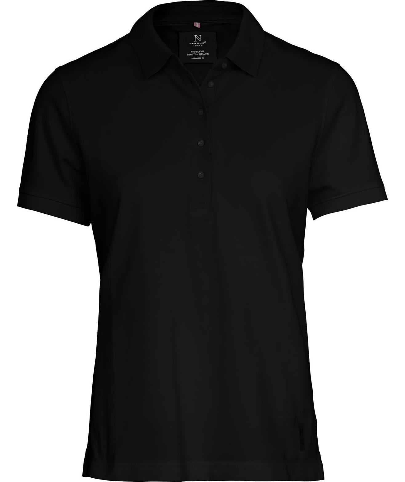 Nimbus Altavista dame polo T-shirt, Sort
