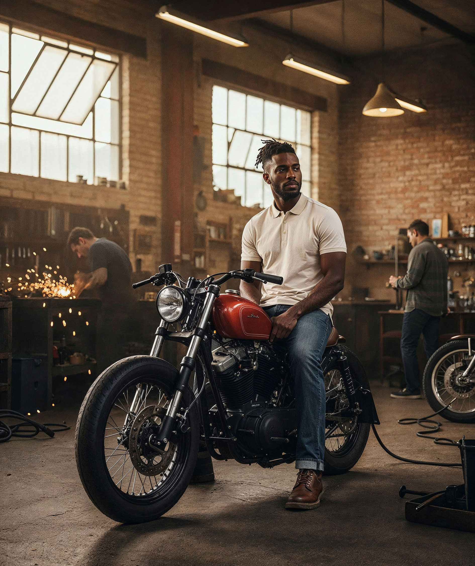 UM Regular fit Polo shirt, Birch