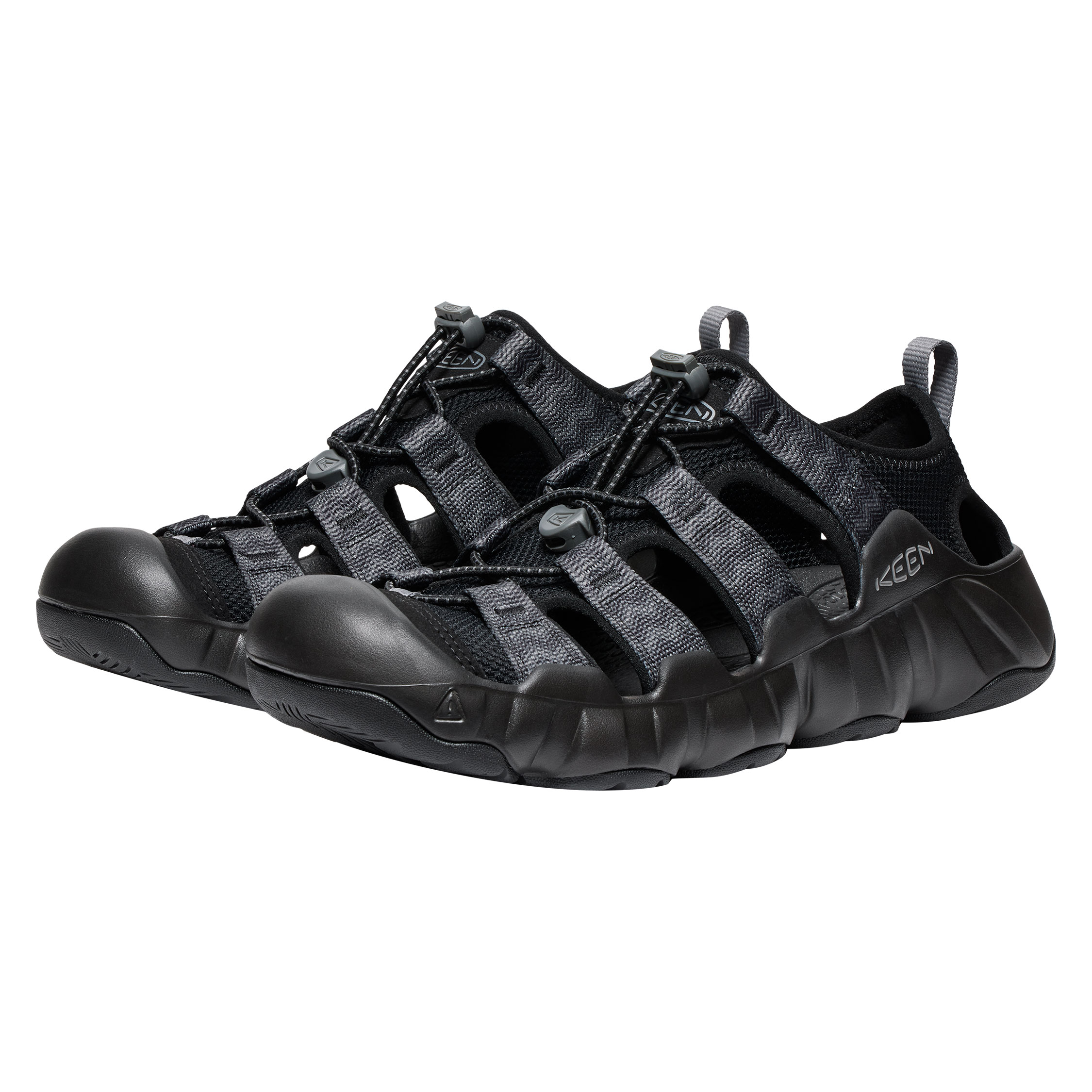 Keen Hyperport H2 sandaler, Black/Steel Grey