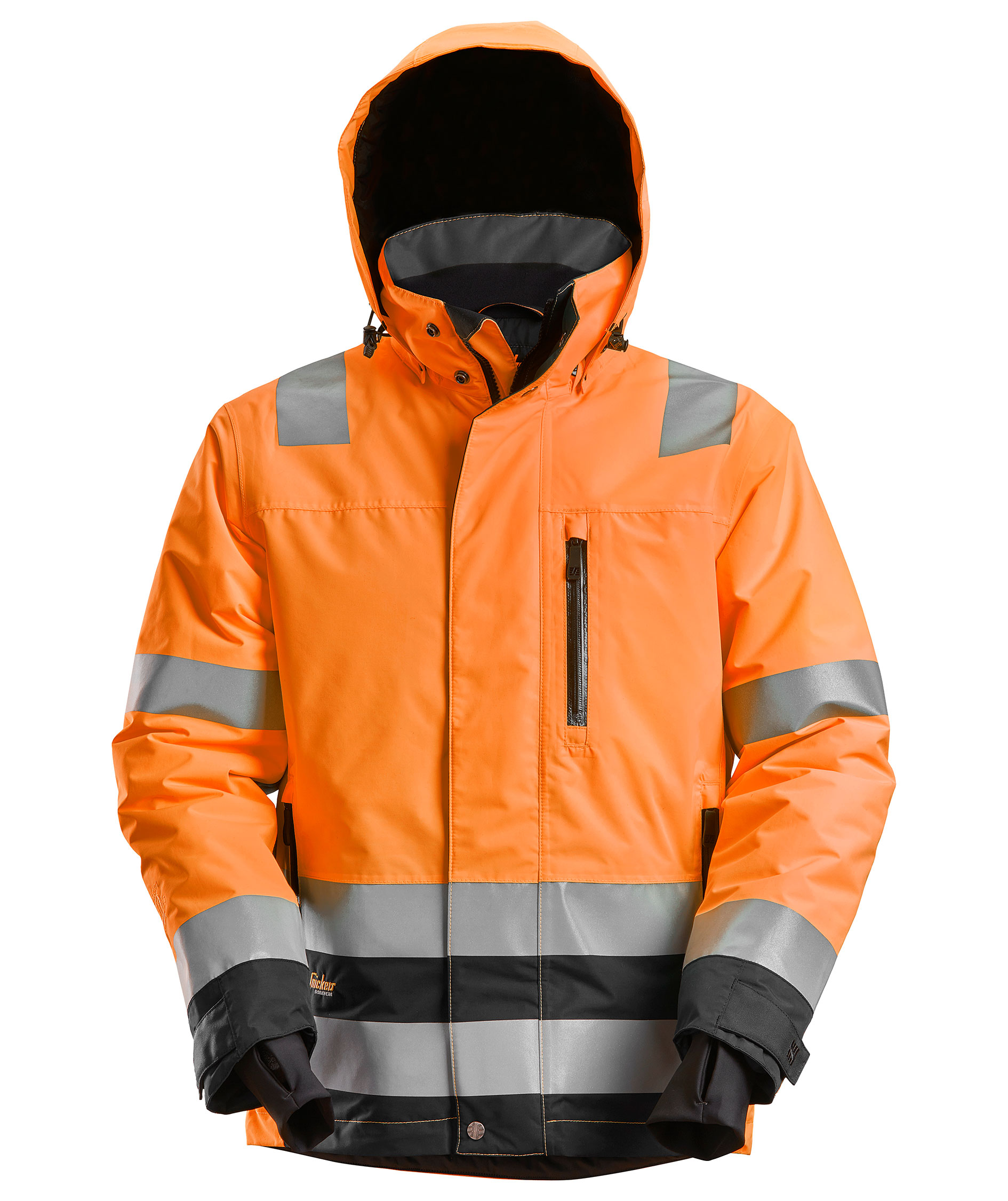 Snickers AllroundWork vinterjakke 1132, Hi-Vis Oransje/Svart, Hi-Vis Oransje/Svart, swatch