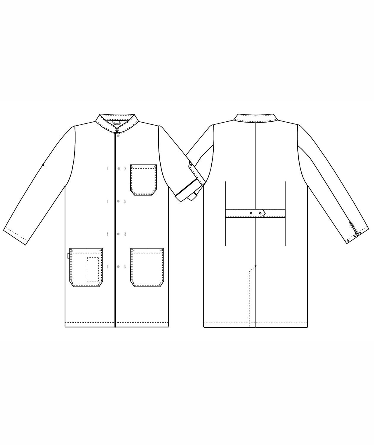 Kentaur  kittel, Hvid, large image number 2