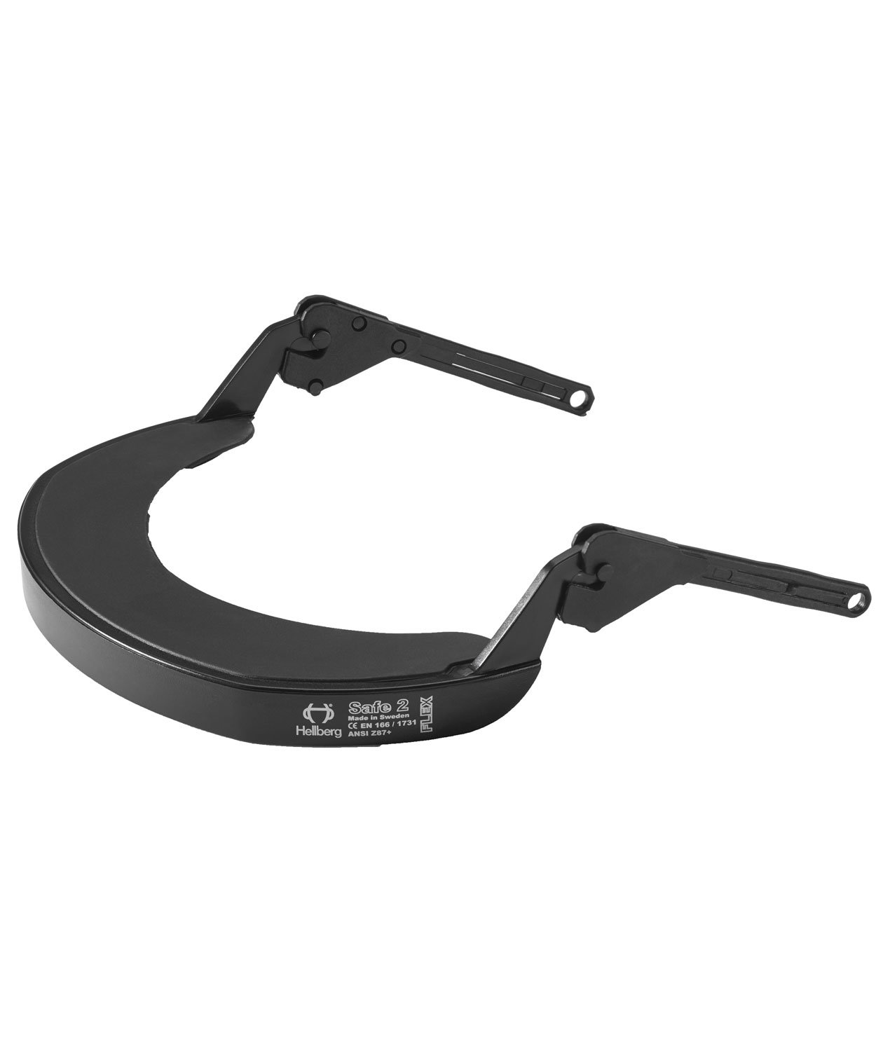 Hellberg Safe2 fleksibel visirholder, Sort