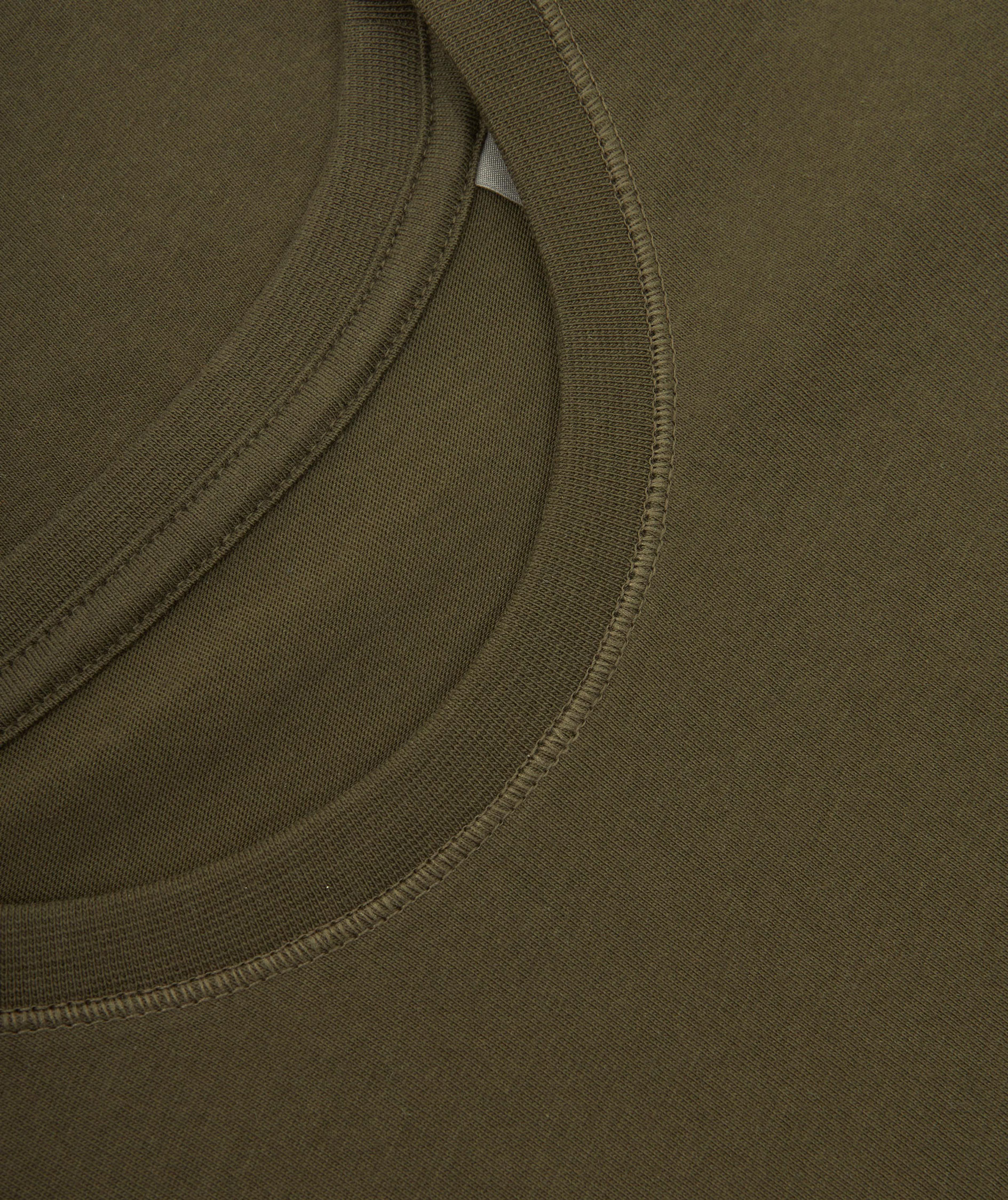 ID organic T-shirt for kids, Olive Green, large image number 3