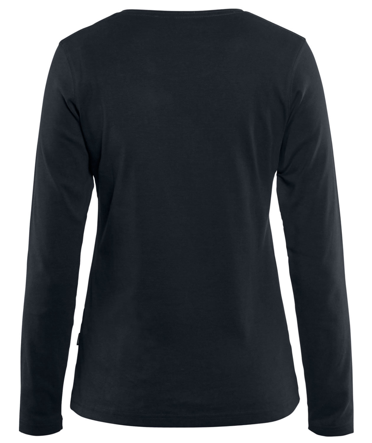 Bl&aring;kl&auml;der l&aring;ng&auml;rmad T-shirt dam, M&ouml;rk Marinbl&aring;, large image number 1