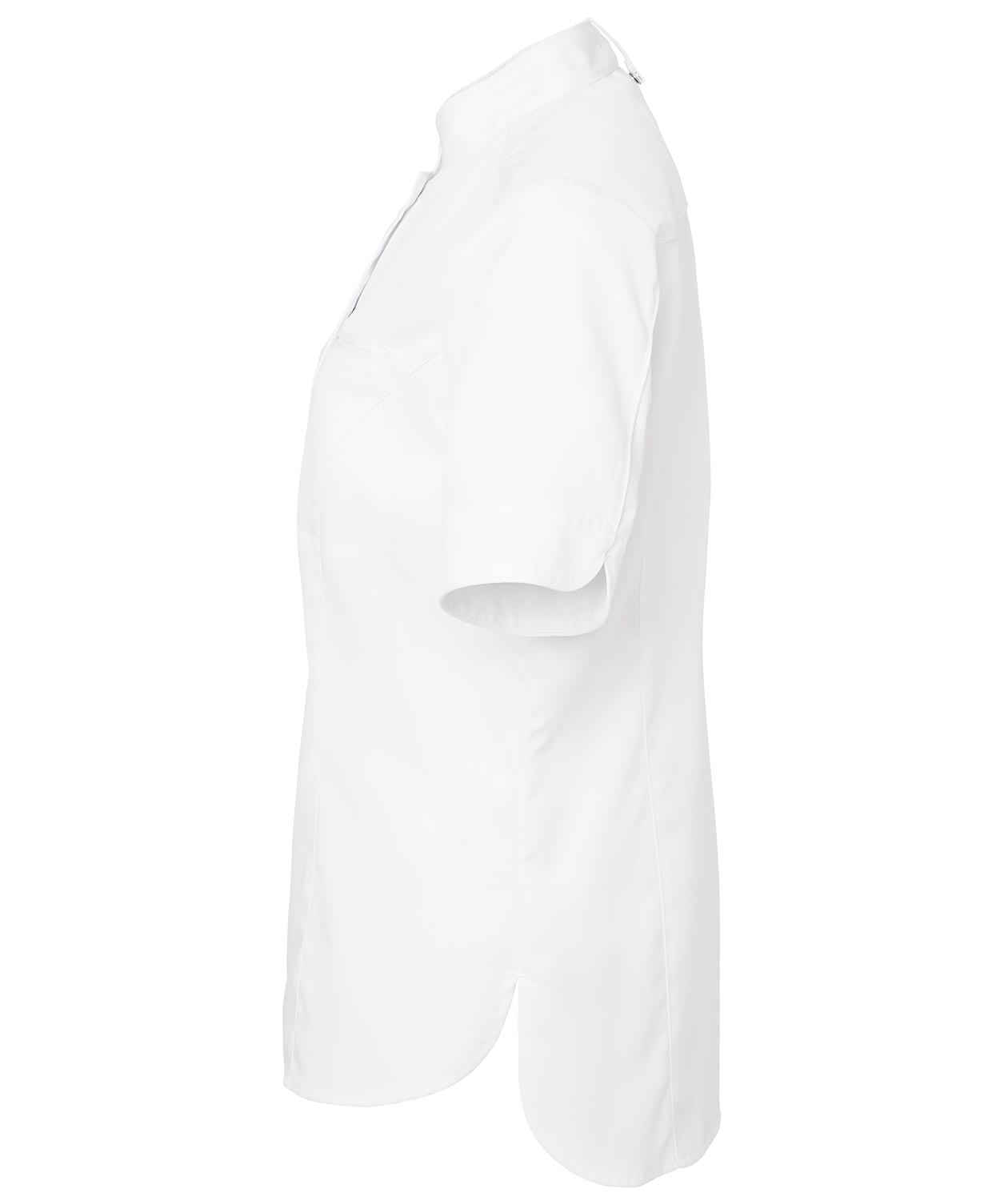 Segers 1024 slim fit kort&aelig;rmet dame kokkeskjorte, Hvit, large image number 3