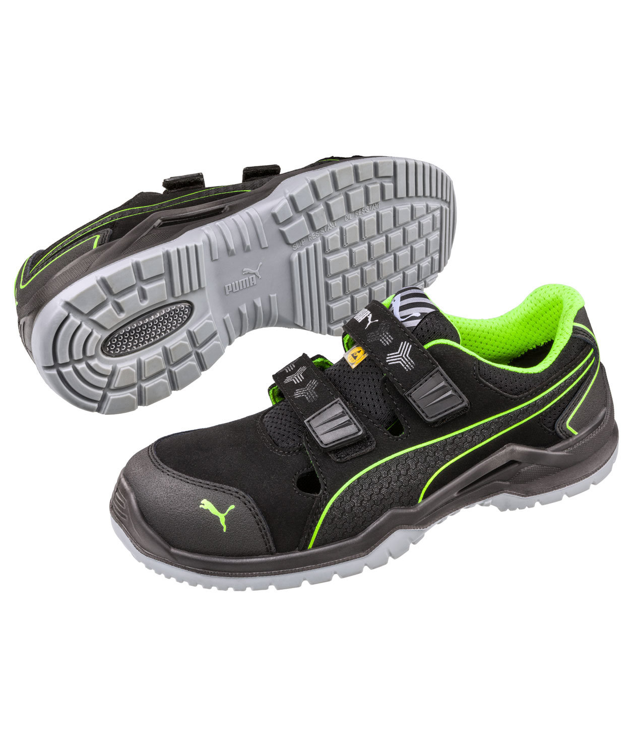 Puma Neodyme vernesandaler S1P, Svart, large image number 5