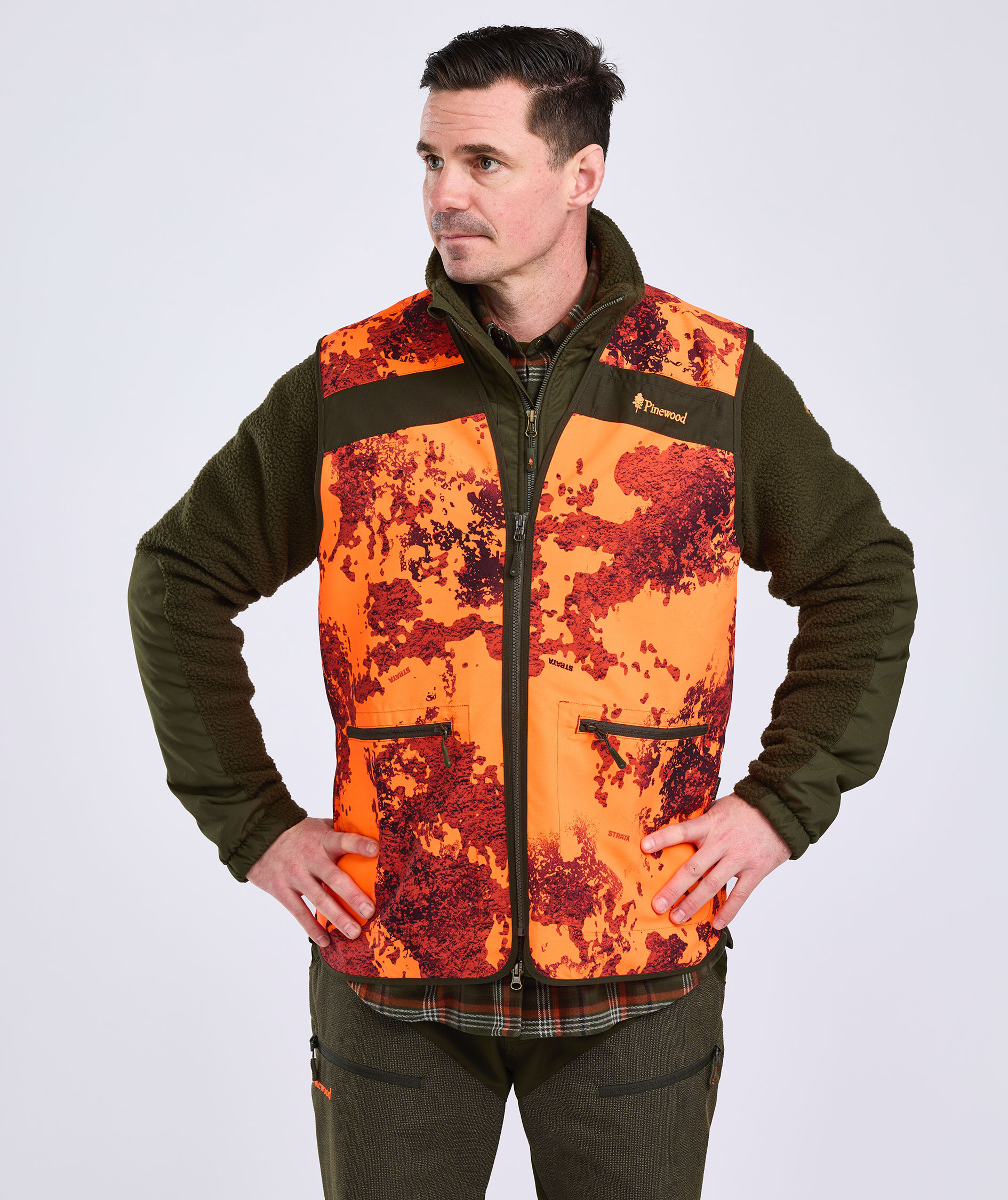 Pinewood&nbsp;Hunters Camou vest, Strata Blaze, large image number 4