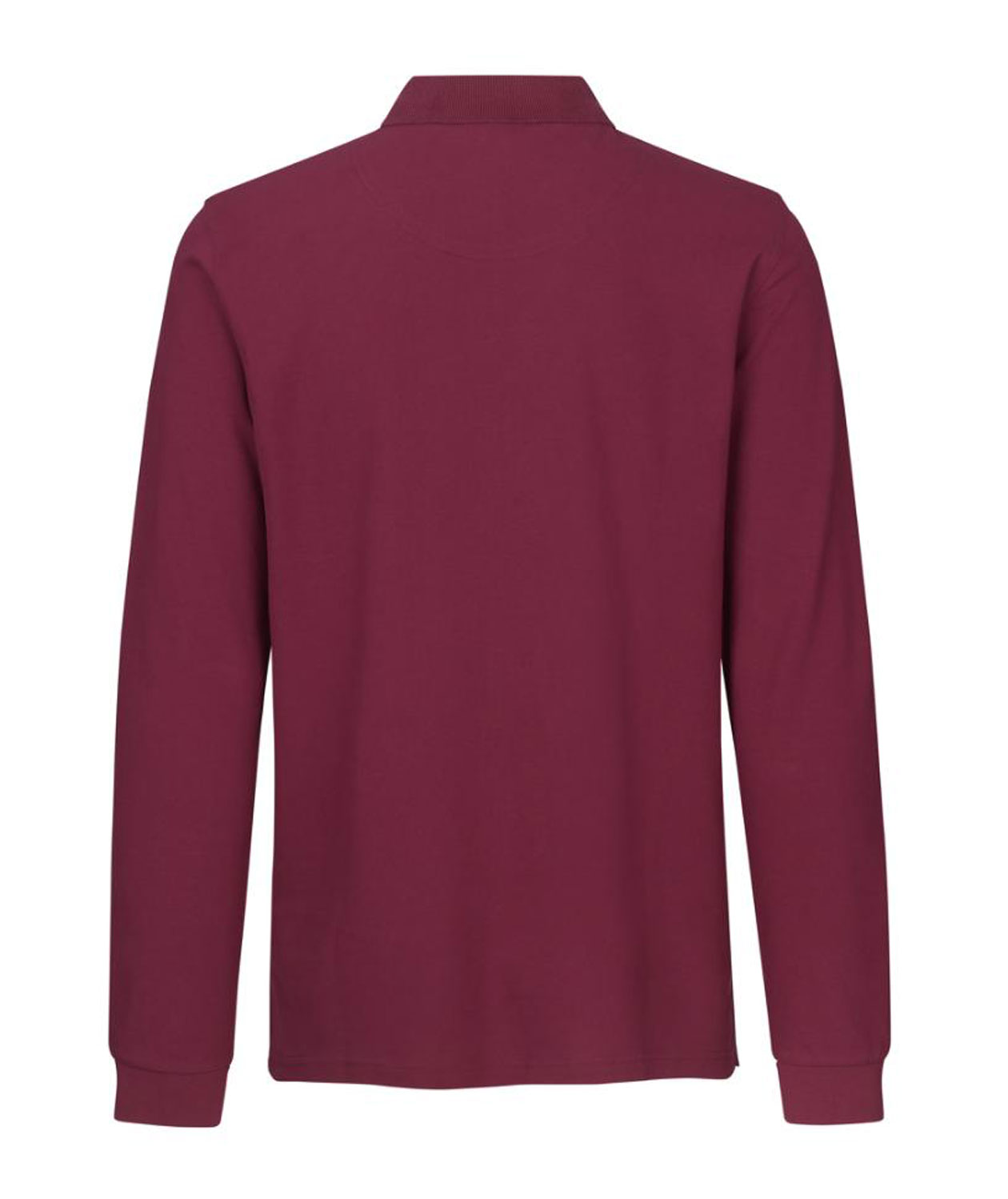 ID lang&aelig;rmet Polo T-shirt med stretch, Bordeaux, large image number 2
