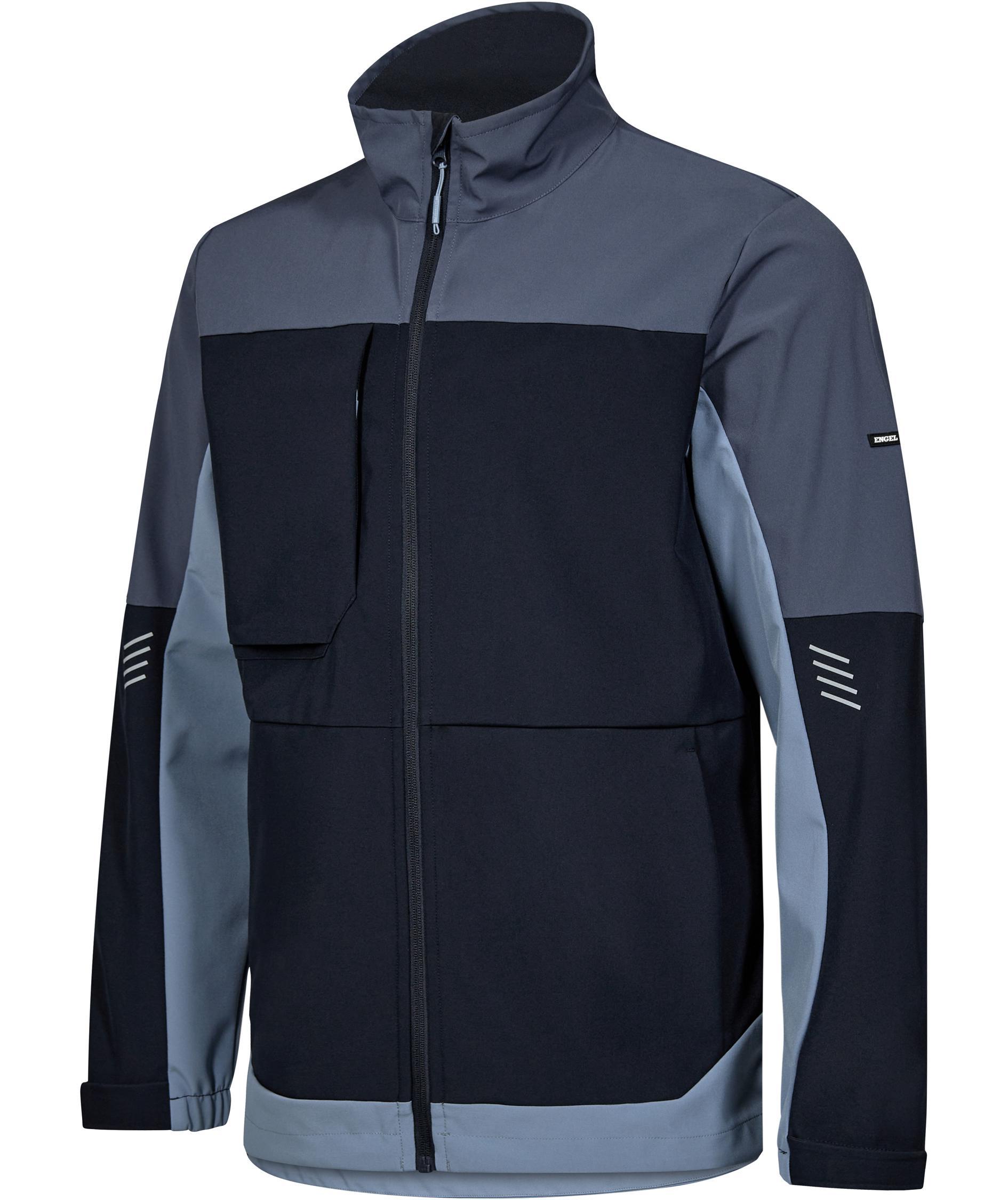 Engel Entire softshelljacka, Deep Blue/Dark Sea, large image number 5