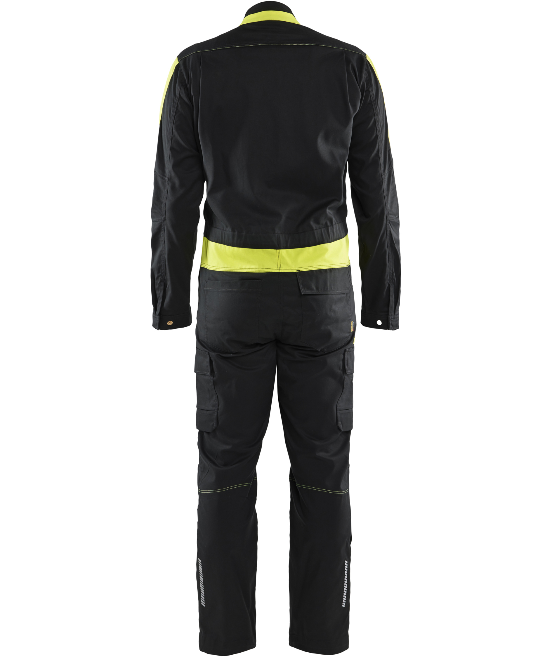 Bl&aring;kl&auml;der kjeledress, Svart/Hi-Vis Gul