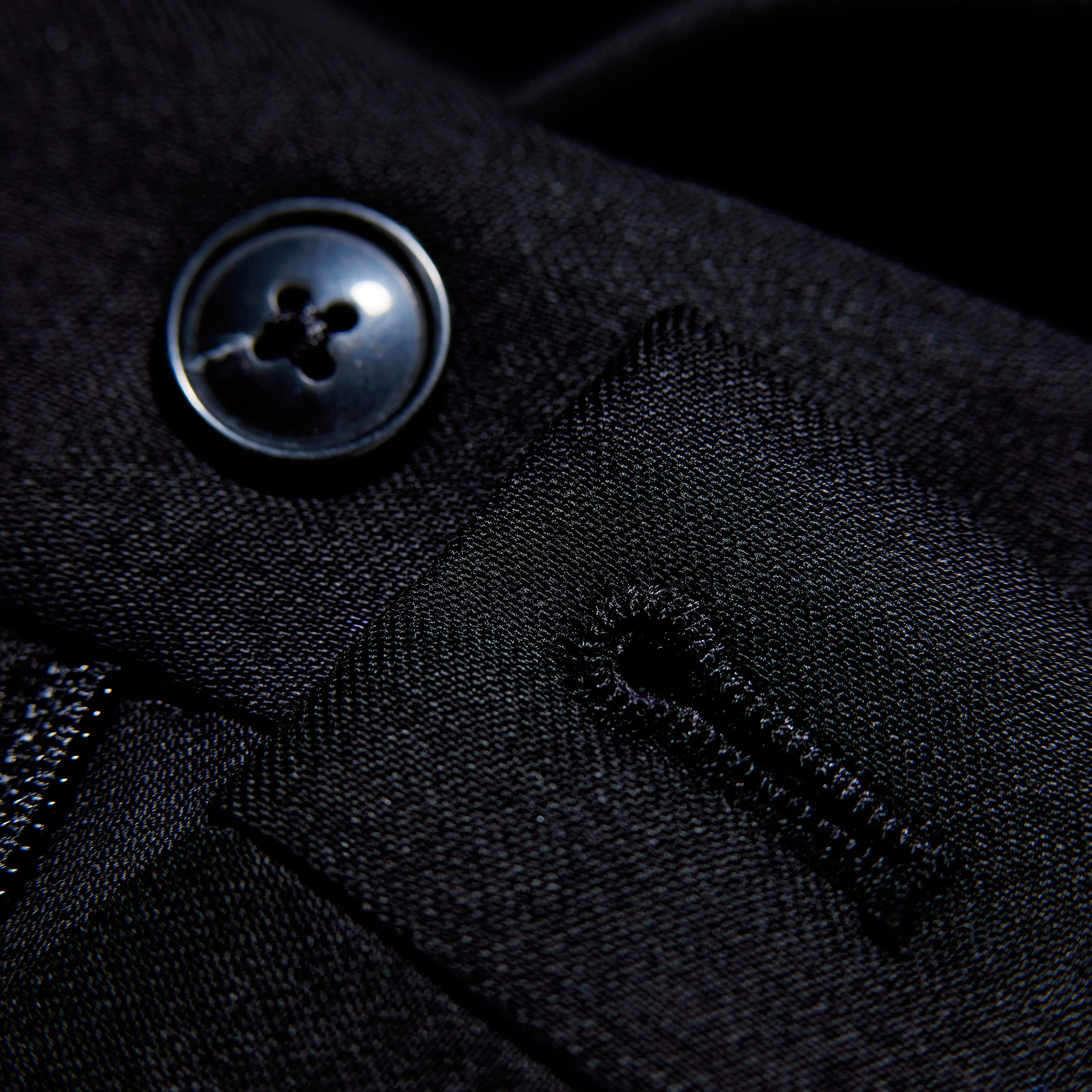 Lindbergh Modern fit bukse med ull, Black, large image number 4