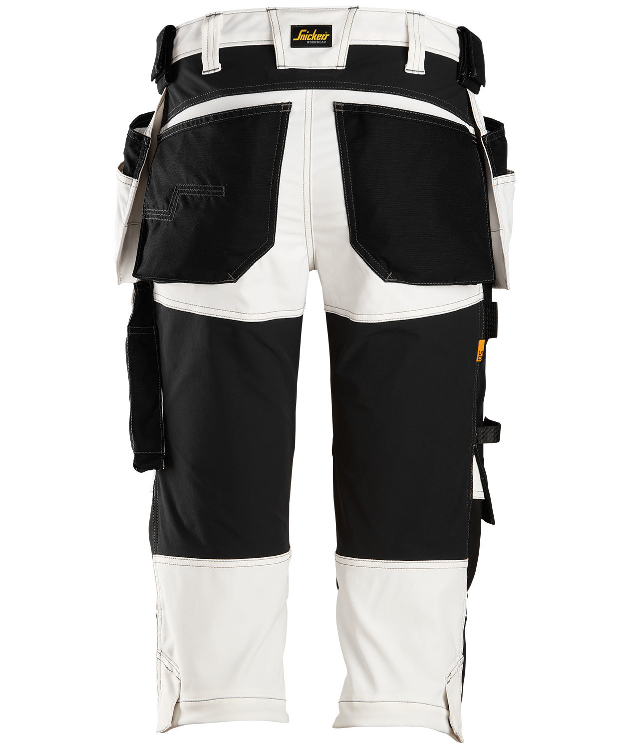 Snickers AllroundWork h&aring;ndverkerknickers 6142, Hvit/Svart, large image number 2