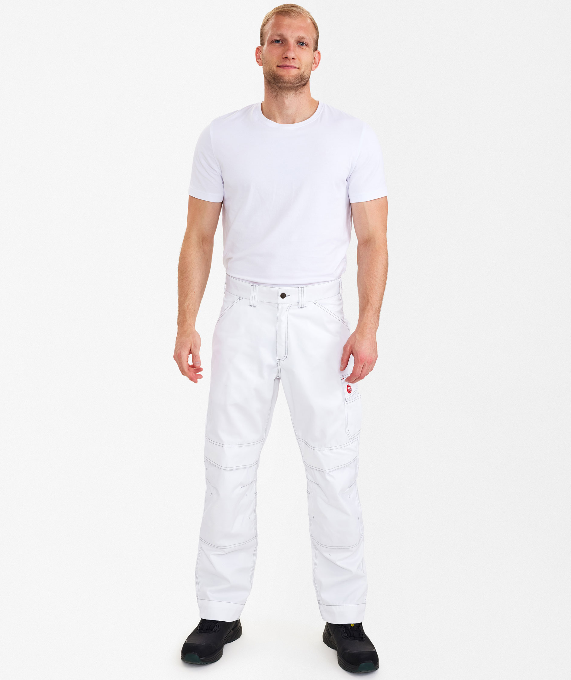 Engel Combat Arbetsbyxa, Vit, large image number 1