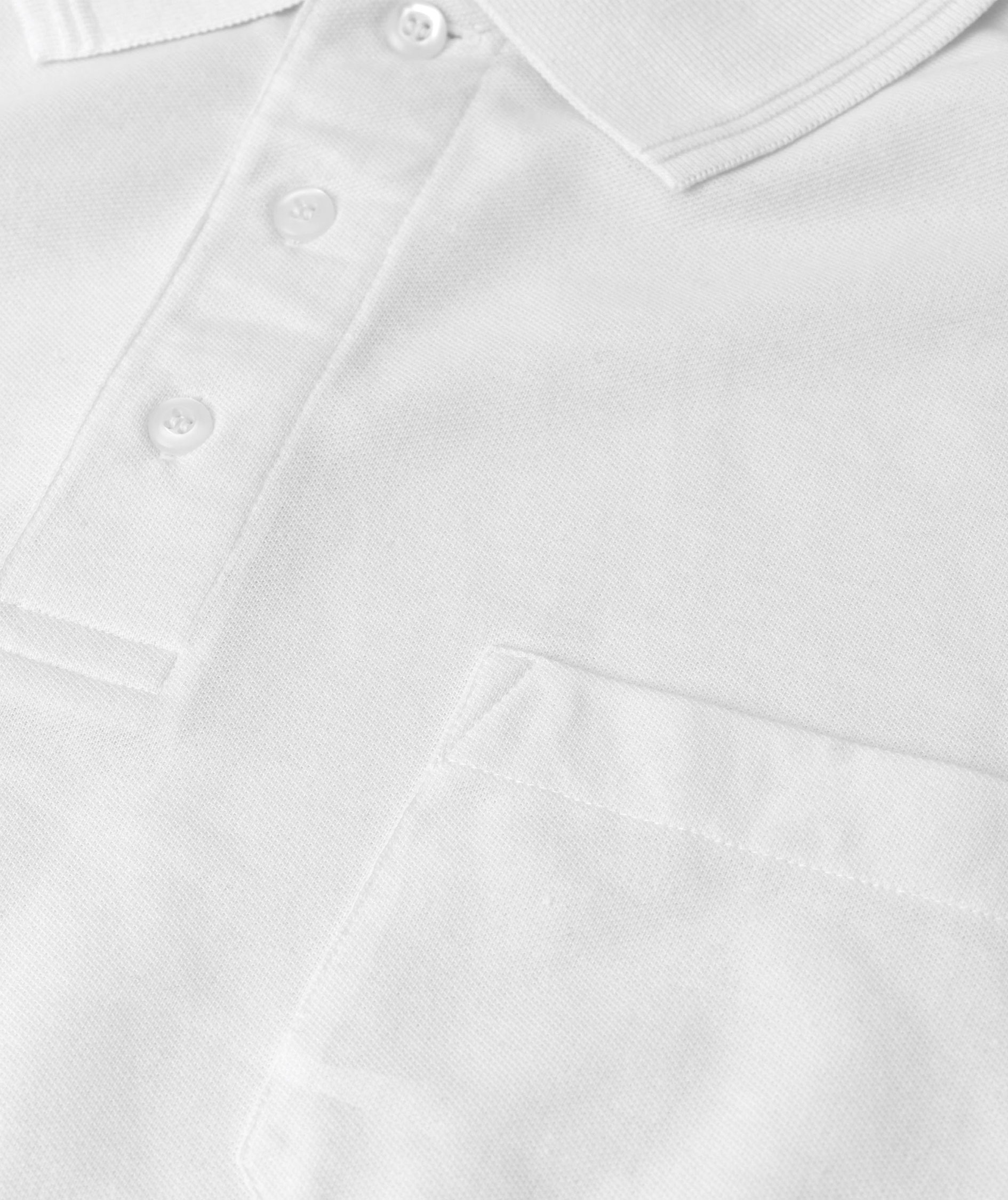 ID Klassisk Polo T-shirt, Hvid, large image number 3