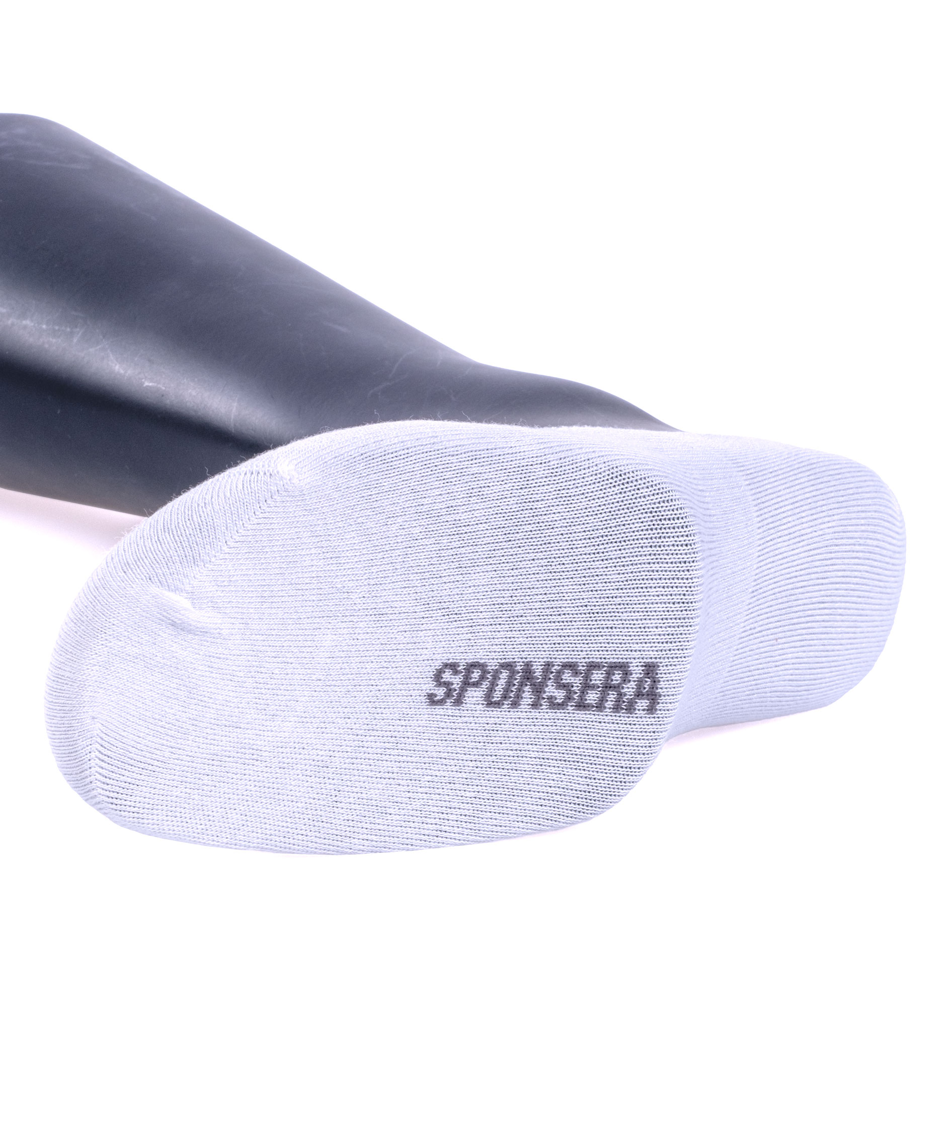 Sponsera 8-pack bambus footies, Vit, Vit, large image number 3