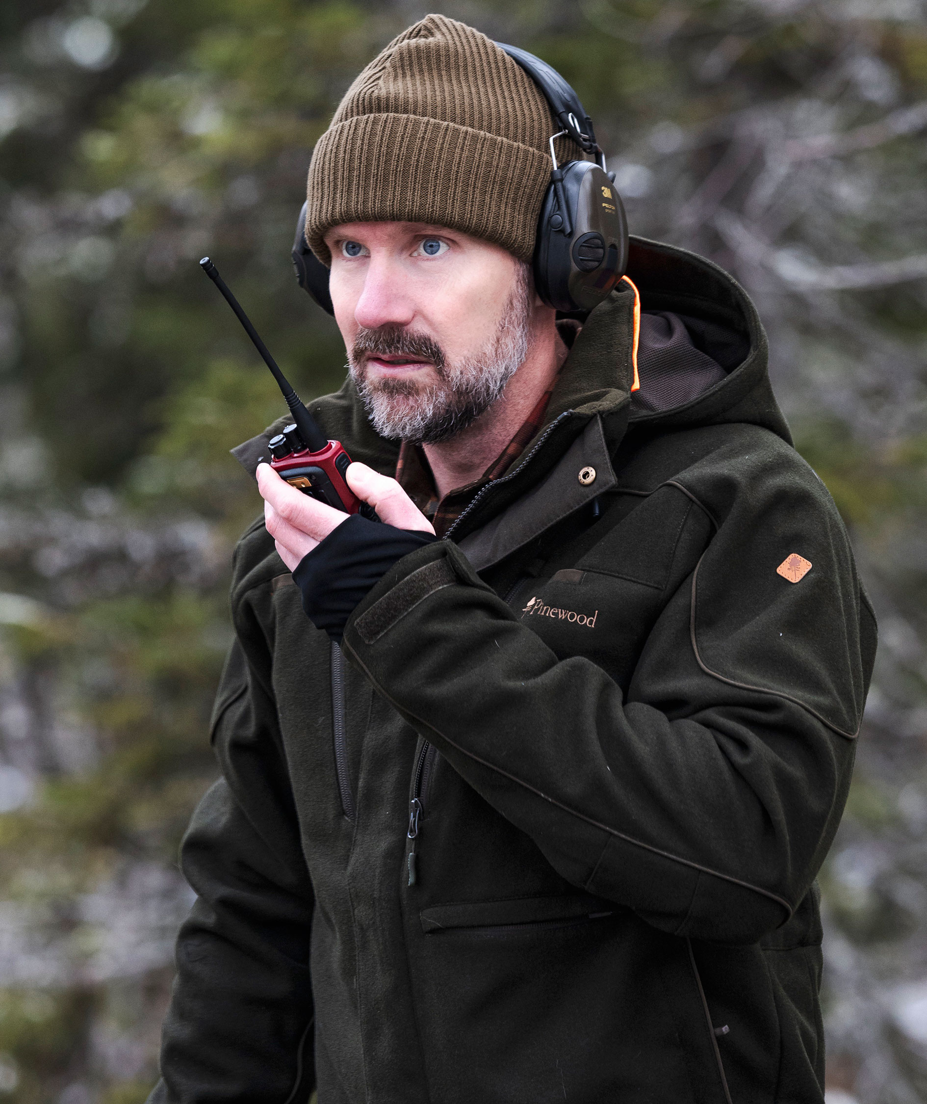 Pinewood Furudal Hunters jakke med uld, Moss green, large image number 13