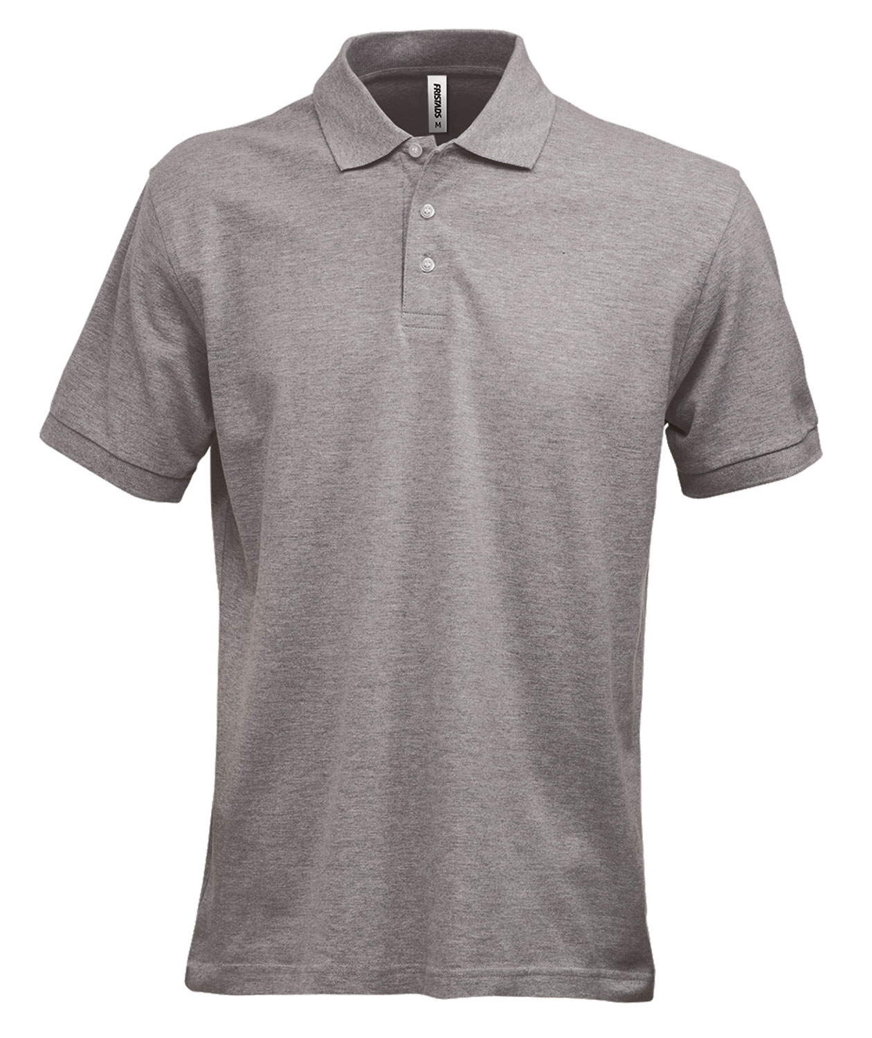 Fristads Acode Heavy Polo T-skjorte, Lysegr&aring;, large image number 0