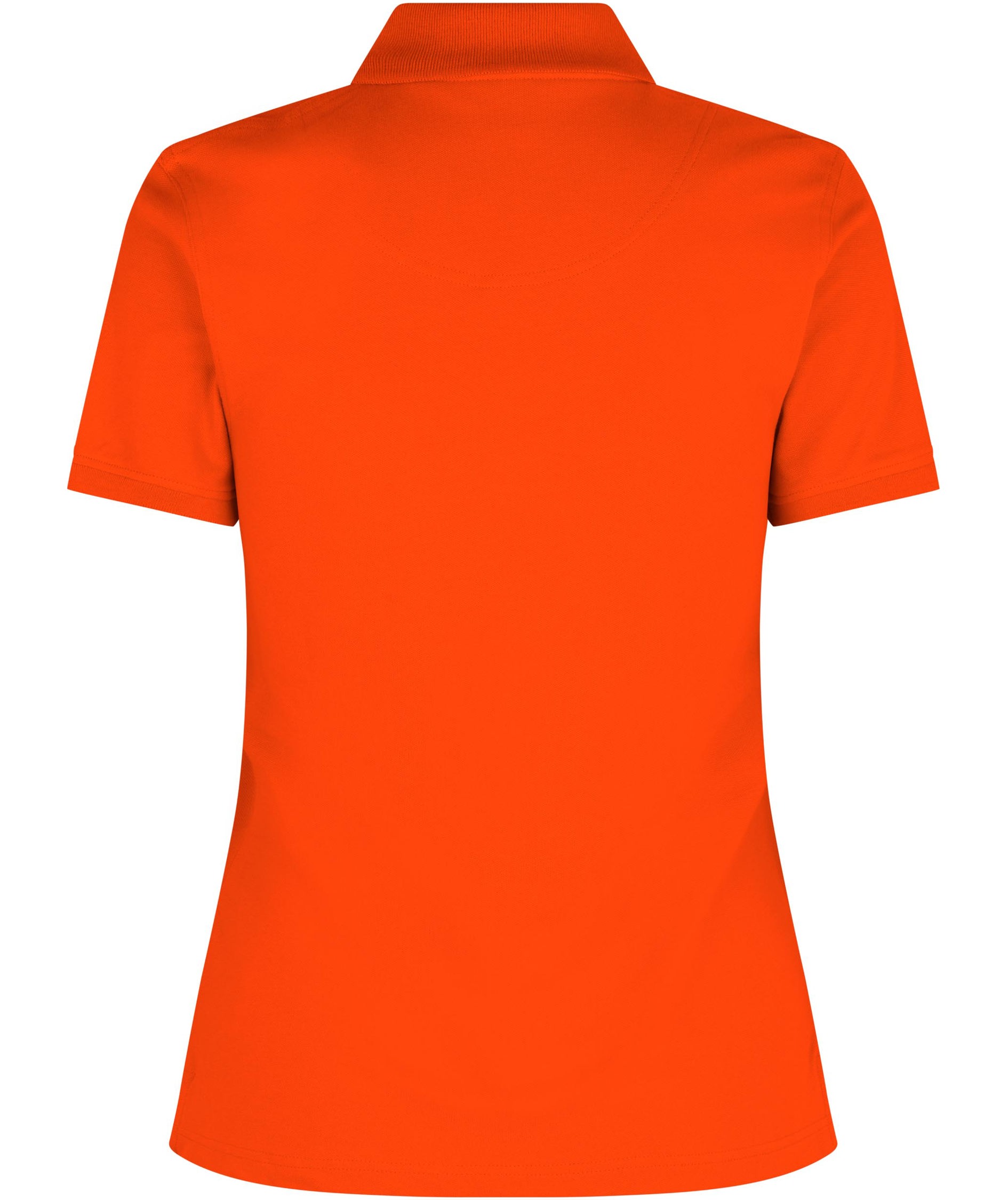 ID Damen Poloshirt mit Stretch, Orange, large image number 1