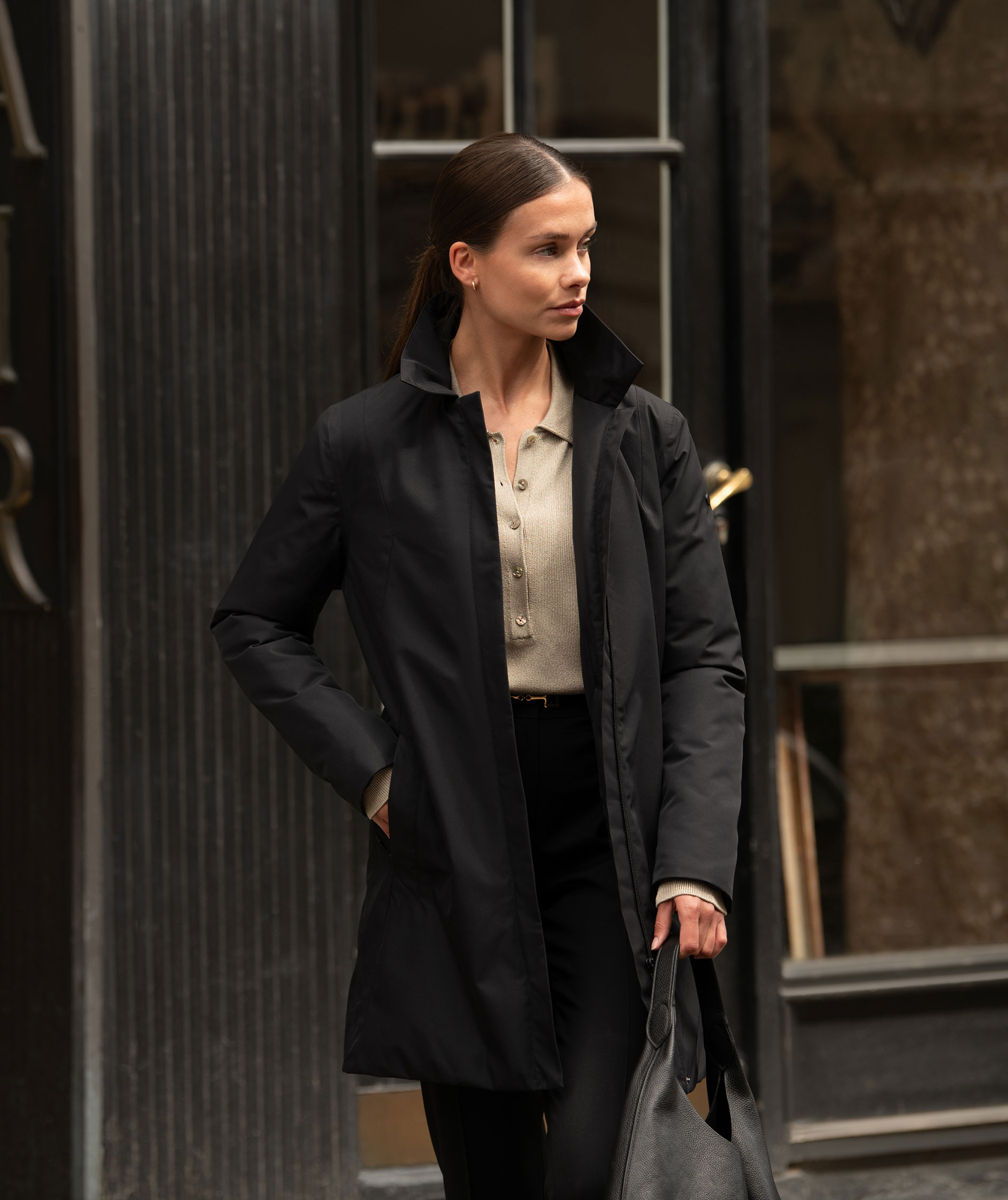 Nimbus Folcroft jacka dam, Black