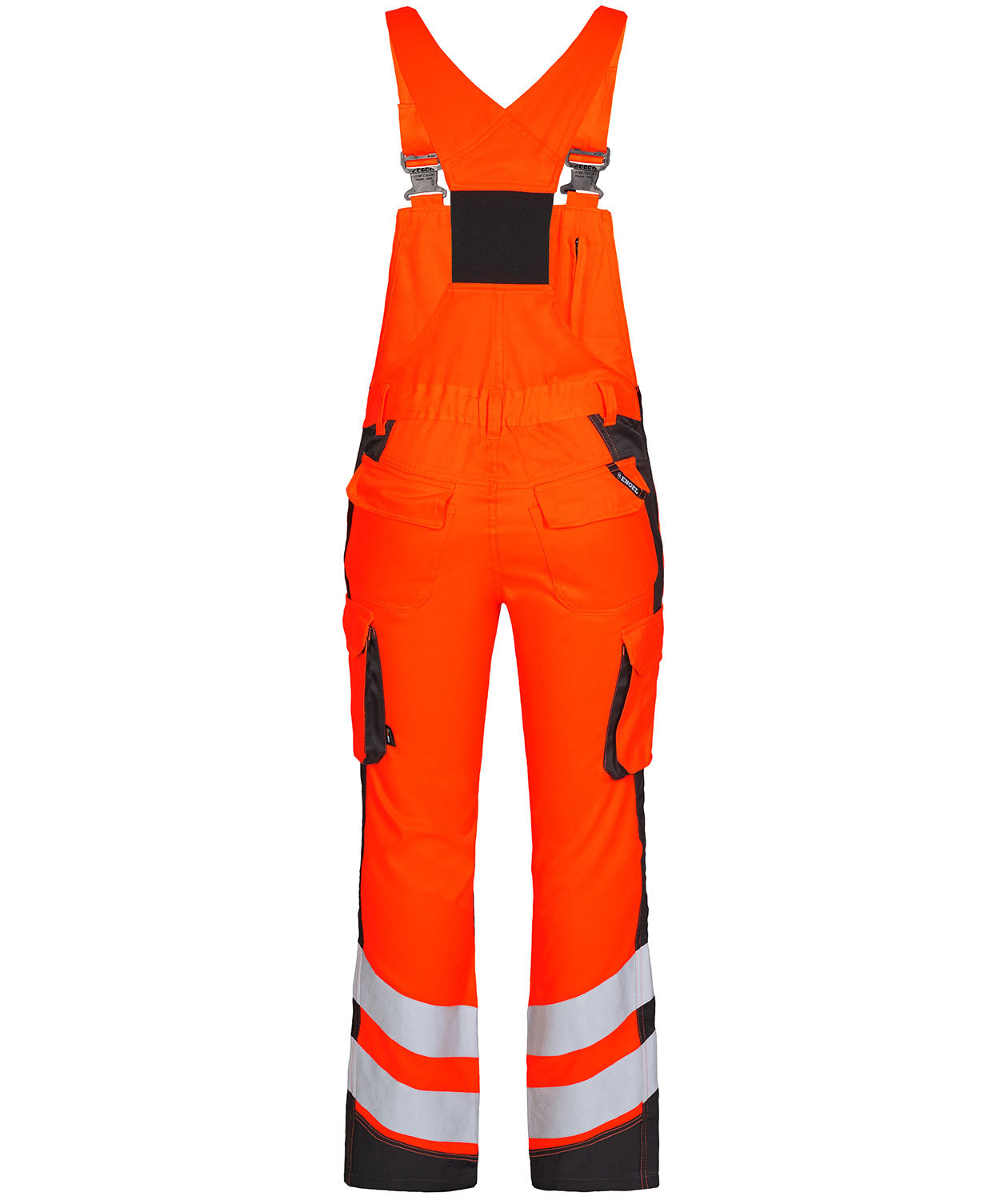 Engel Safety Light h&auml;ngselbyxa dam, Varsel orange/Gr&aring;, large image number 1