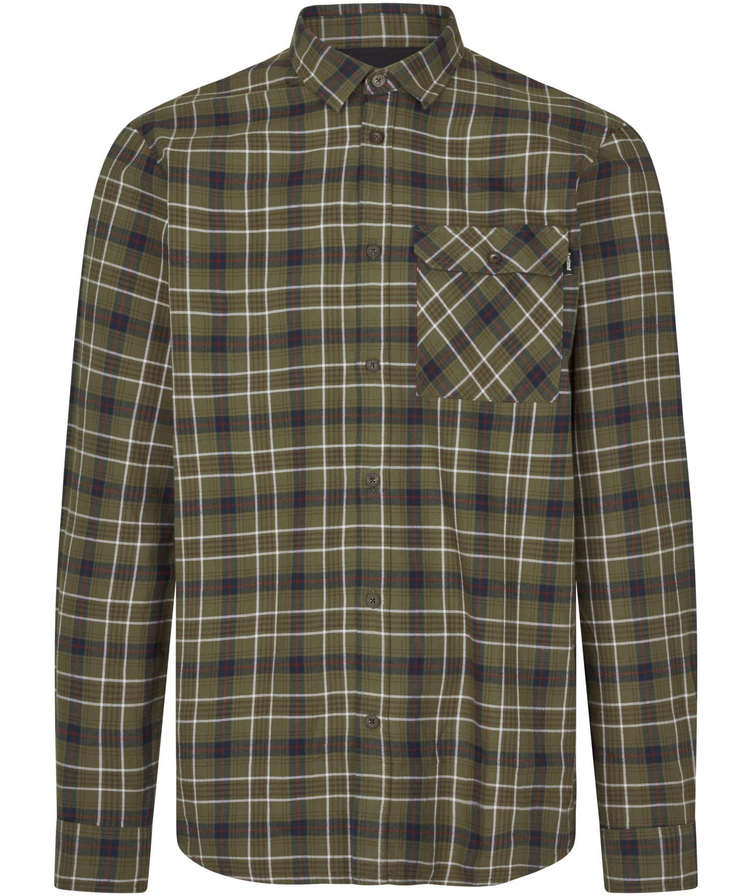 Seeland Glen Flanellhemd, Grape Leaf/Dark Navy Check