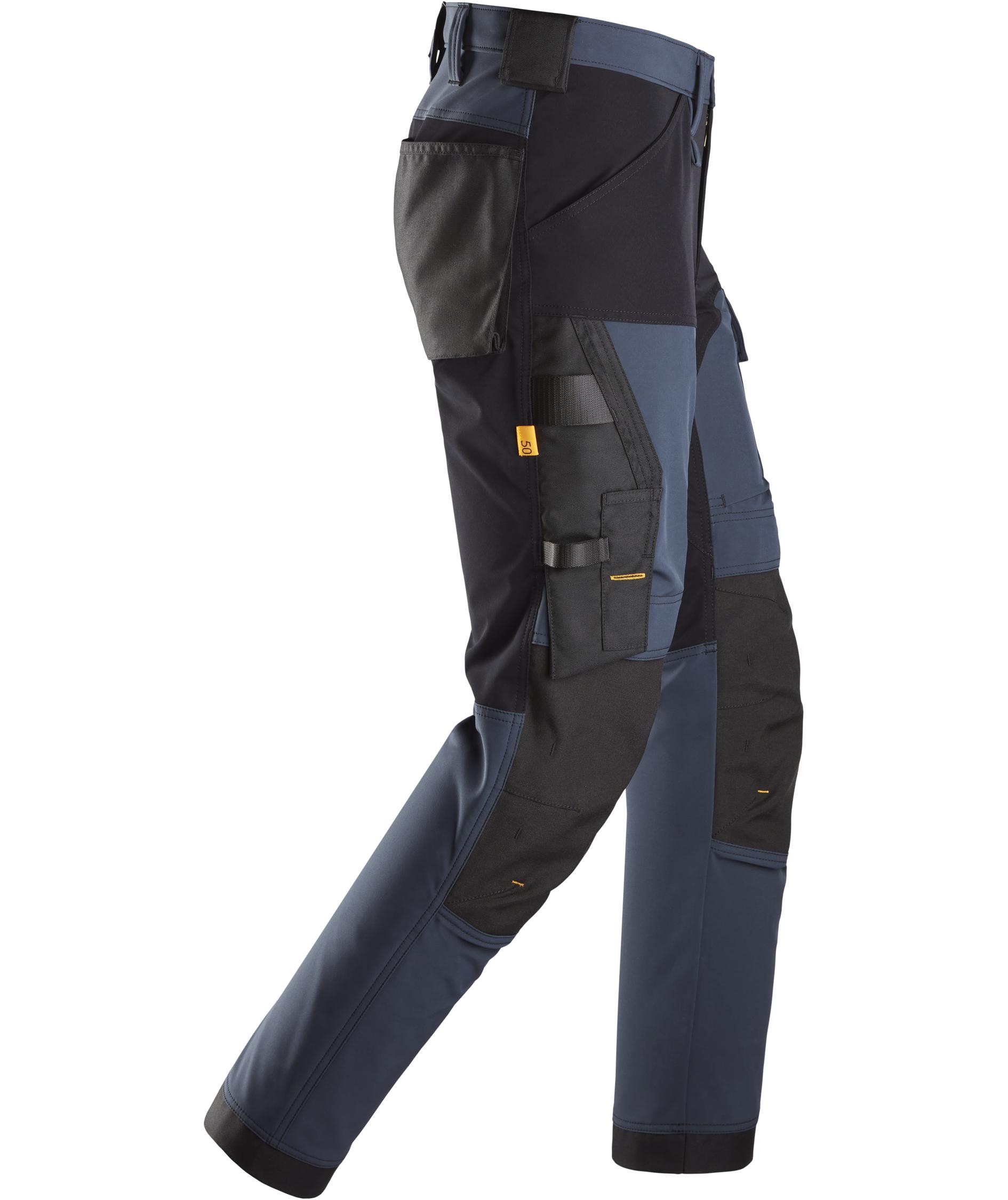 Snickers AllroundWork work trousers 6375 full stretch, Navy/black, large image number 5